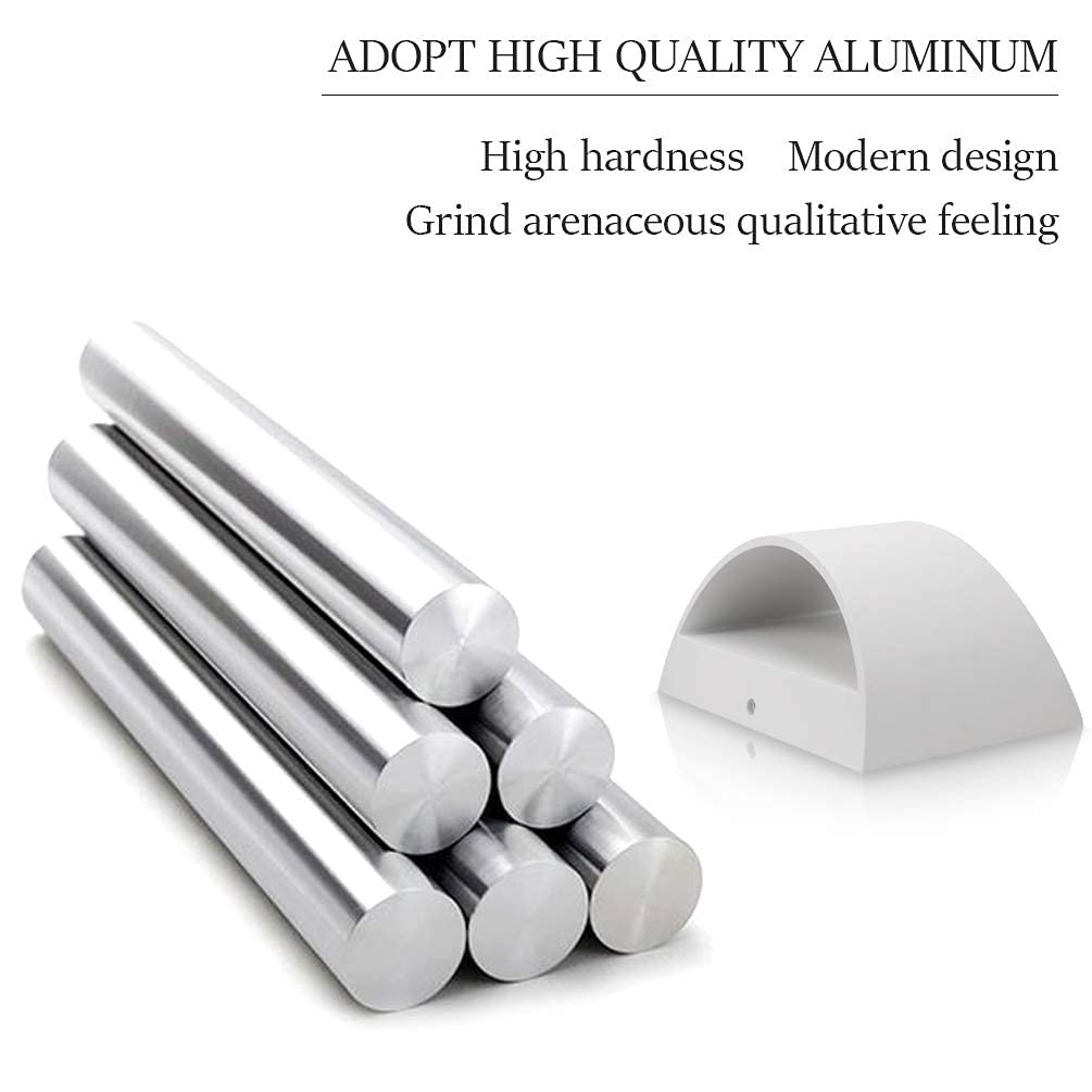 Aipsun Modern Aluminum LED Wall Sconce - Indoor Wall Lighting Fixture for Living Room, Bedroom, Hallway & Office Decor