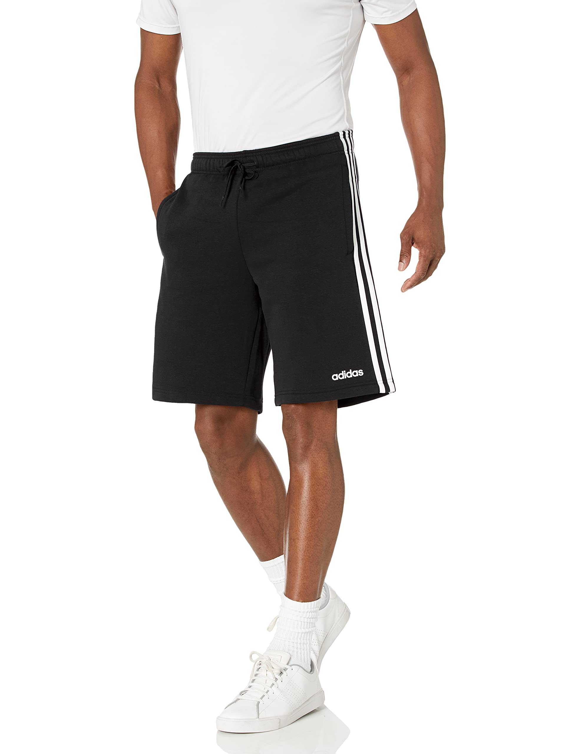 Adidas Men's Essentials 3-Stripes Tricot Athletic Shorts - Lightweight Comfort for Running, Gym & Casual Wear