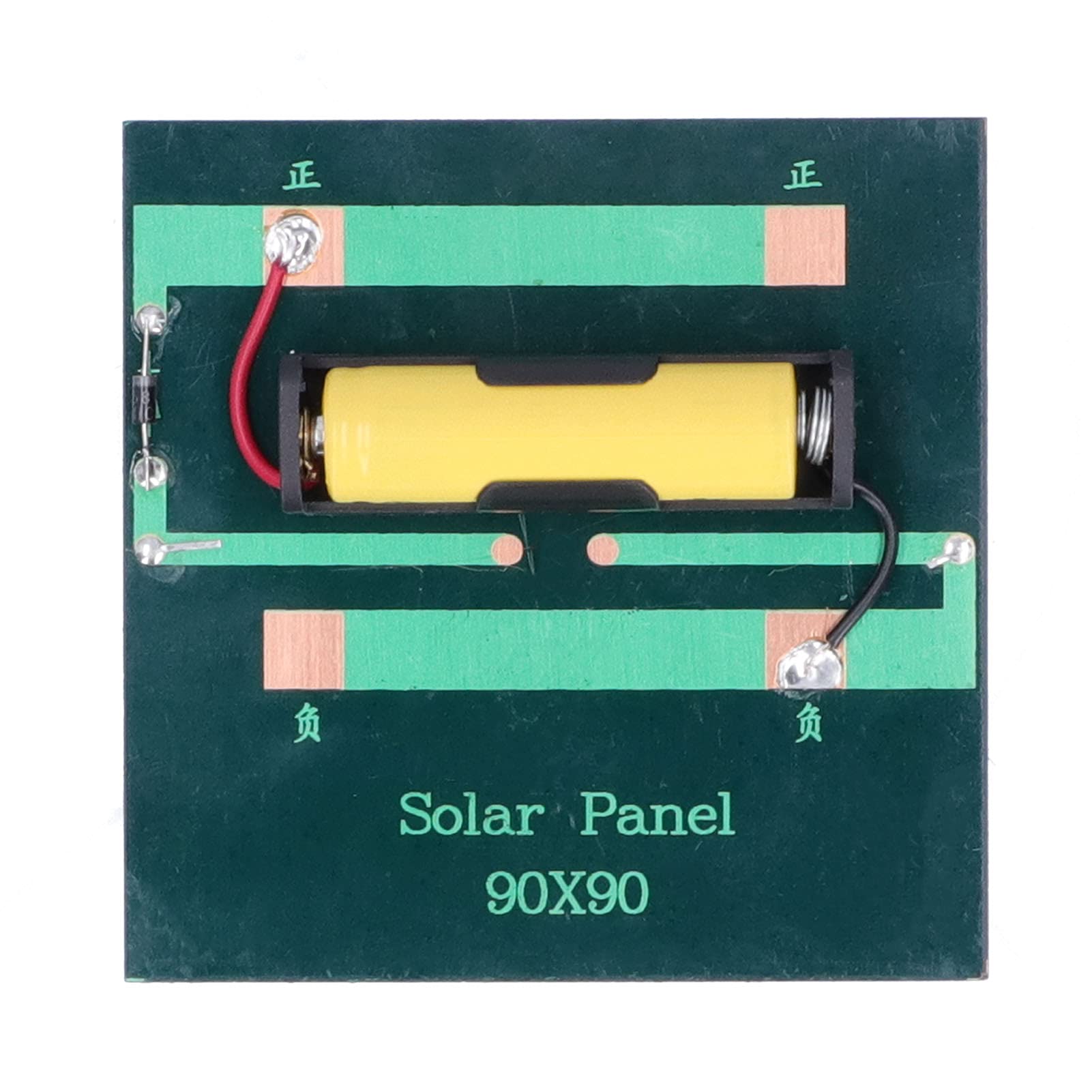 1W Solar Panel Charger - Polysilicon Solar Charging Board for 1.2V AA Batteries | Portable Power Supply for Outdoor, Camping & Emergency Use