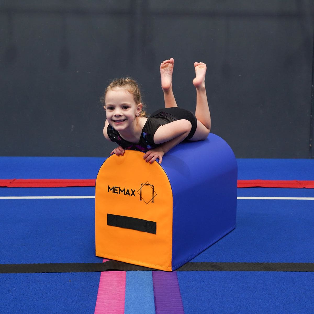 MEMAX Gymnastic Training Equipment - Adjustable Tumbling Trainer for Kids & Adults - Perfect for Home Gymnastics, Cheerleading Practice & Backyard Training