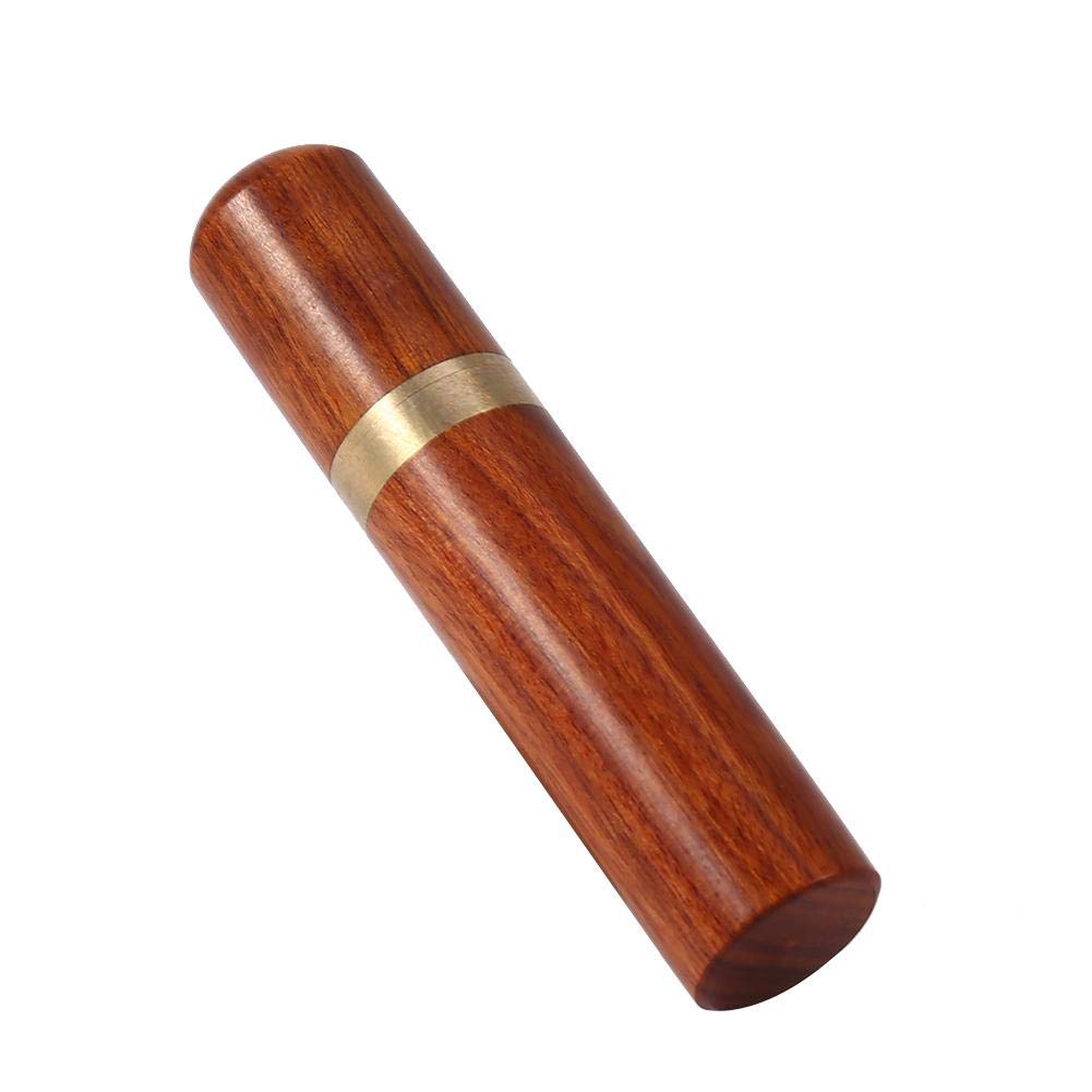Portable Wooden Toothpick Holder Dispenser - Mini Pocket Toothpick Box for Home, Office & Travel (Rosewood) | Compact & Hygienic Toothpick Storage Solution