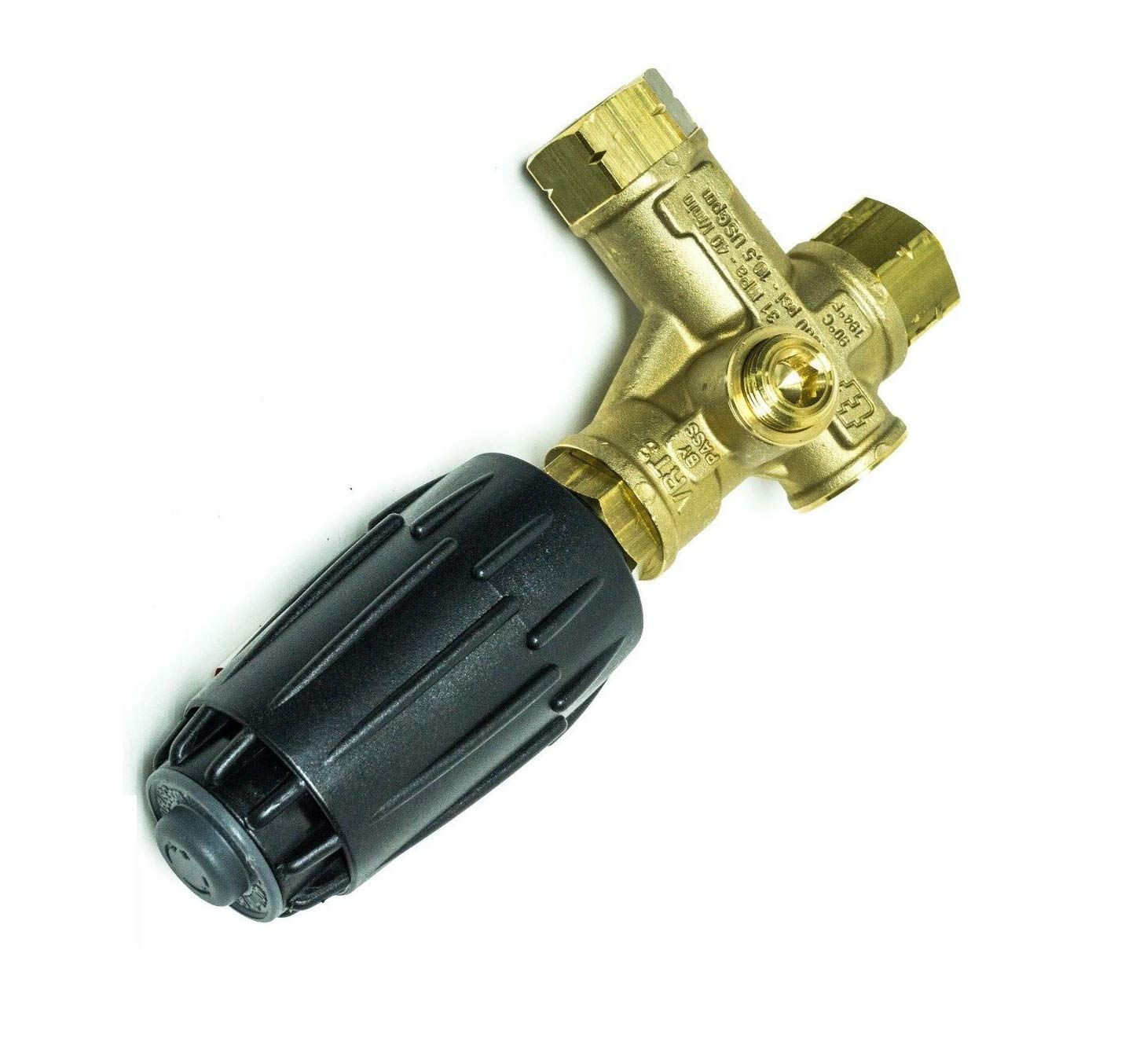 Annovi Reverberi AR VRT3-310 Unloader Valve Replacement for 4500 PSI Pressure Washer Pump - Compatible with Lawn Mower, Car Wash, Deck Cleaning & Outdoor Equipment Maintenance