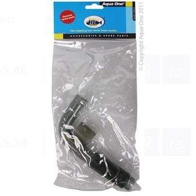 Aqua One Elbow with Adapter for AquaStyle 850 & 980 Fish Tank Filter - Replacement Part for Old Model 11244 | Perfect for Aquarium Maintenance and Water Filtration Systems
