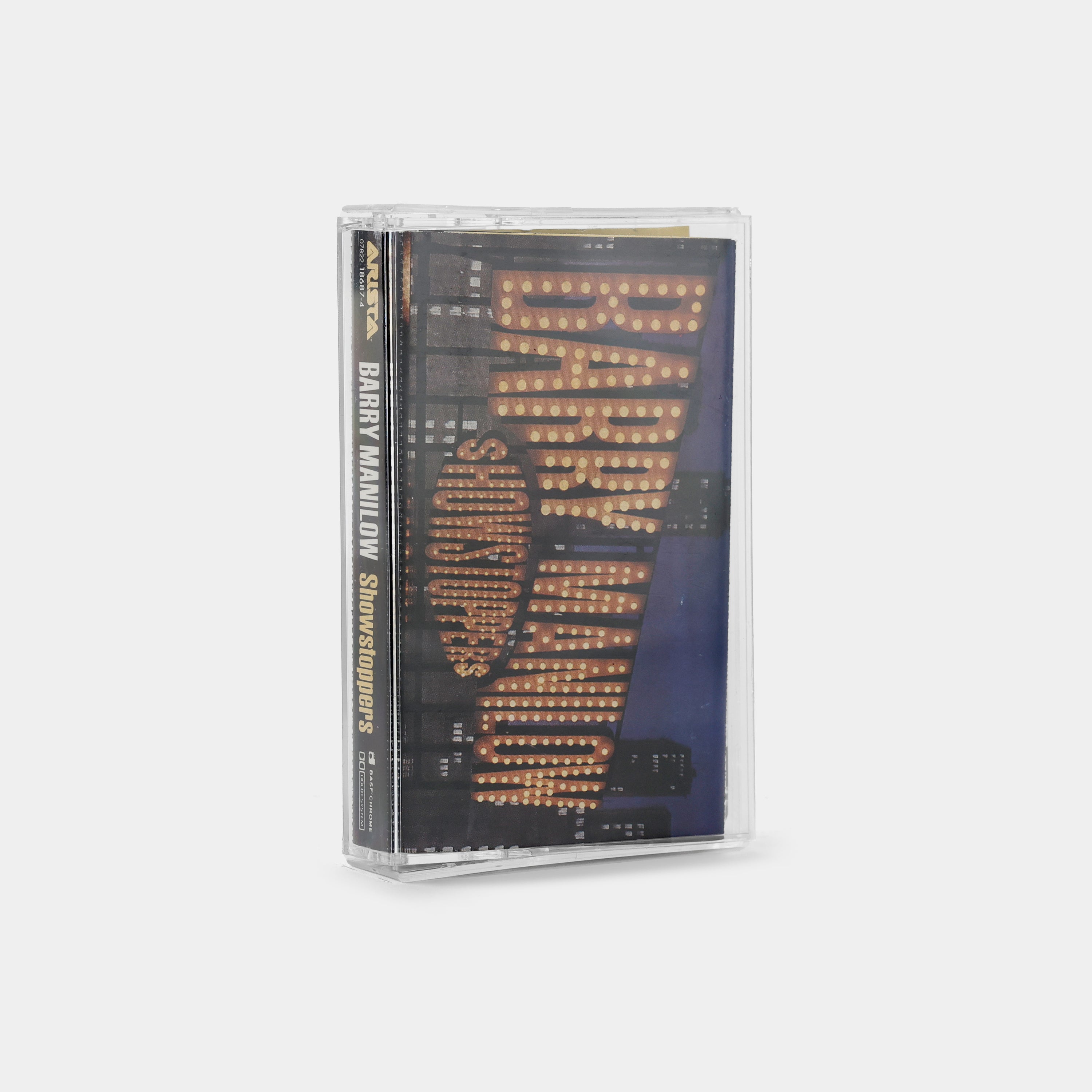 Barry Manilow Showstoppers Cassette Tape - Vintage Music Collection for 80s Fans, Road Trips & Retro Music Lovers