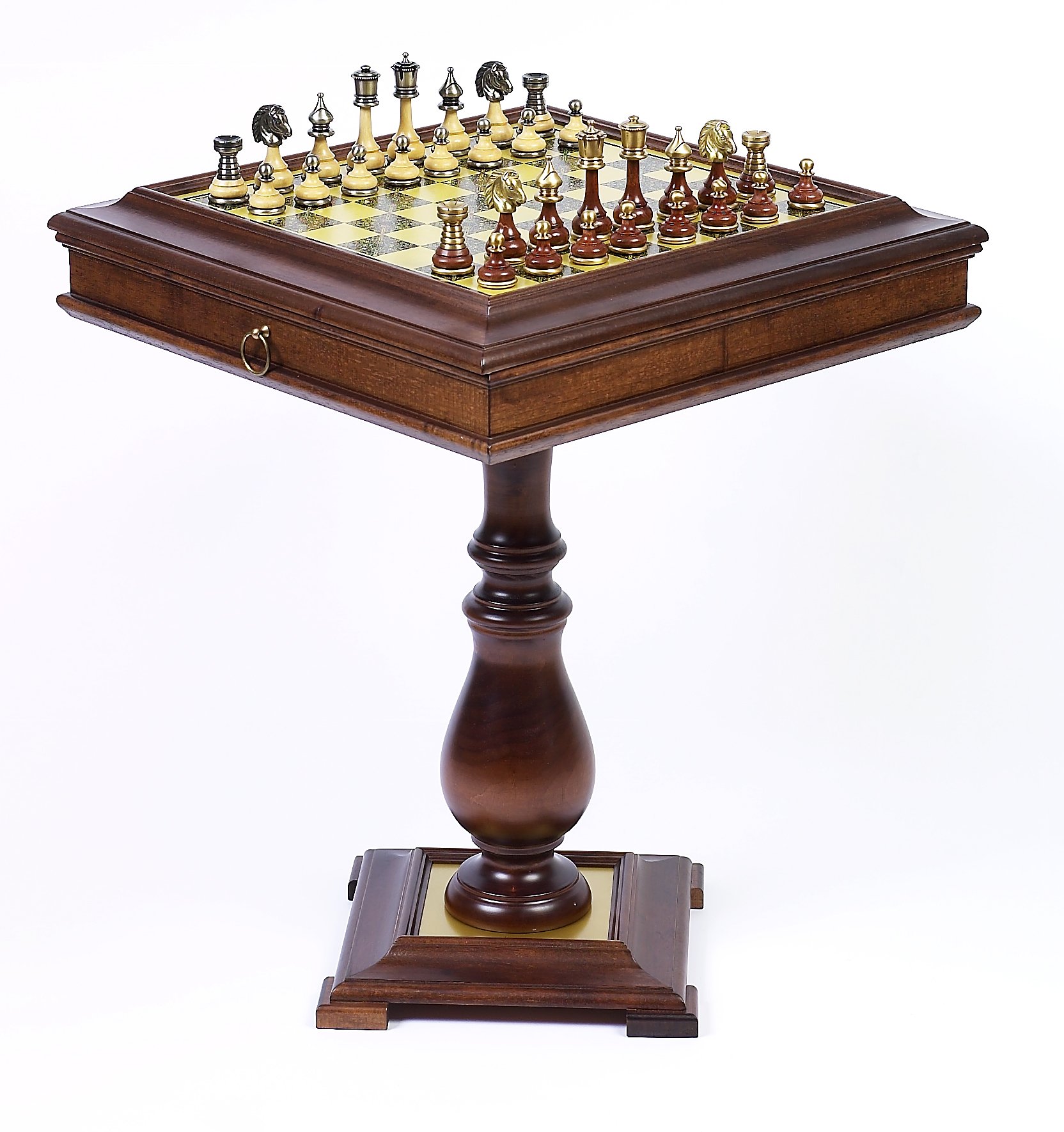 Bello Games Collections - Italian Chess Set with Handcrafted Chessmen & Venezia Chess Board from Italy | Perfect for Home Decor, Gifts & Chess Enthusiasts