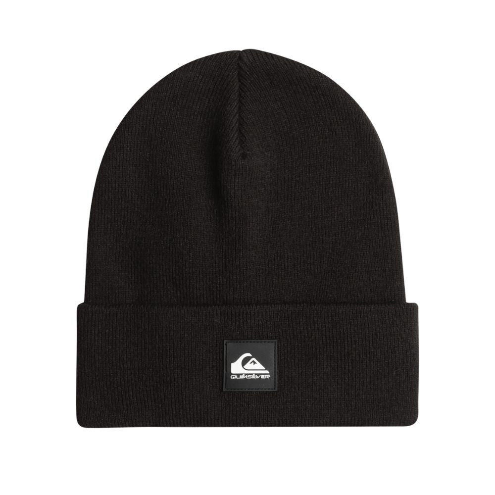 Quiksilver Boys Brigade Ski Beanie - Warm Winter Hat for Kids & Teens - Black - Perfect for Skiing, Snowboarding & Cold Weather Activities
