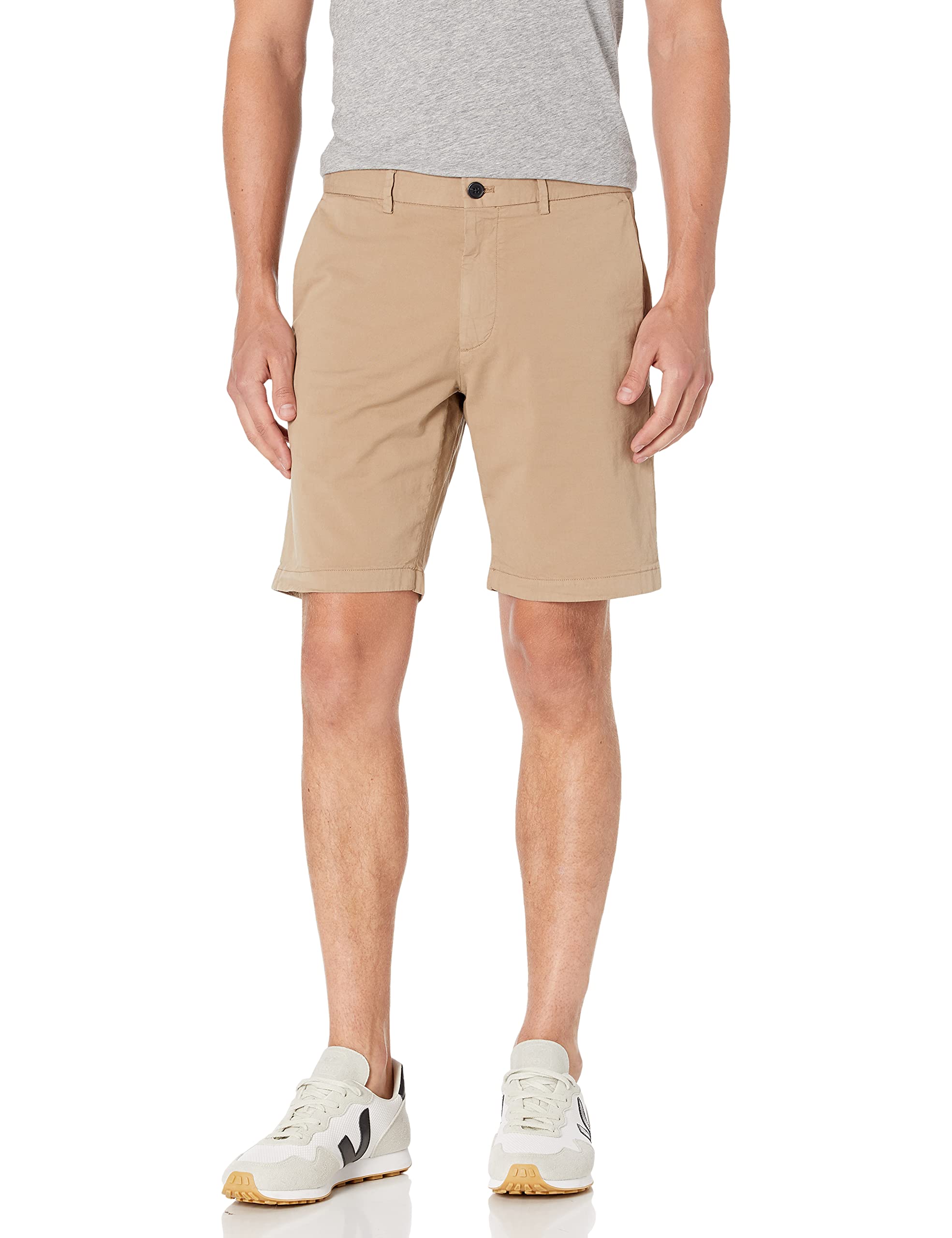 Theory Men's Zaine Patton Slim Fit Shorts - Comfortable & Stylish Casual Shorts for Summer, Travel & Outdoor Activities