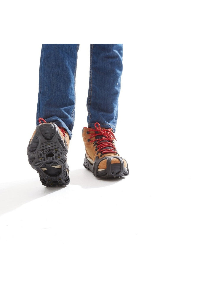 Icetrax V3 Hex Ice Cleats for Shoes - Non-Slip Traction for Winter Walking, Hiking & Running on Ice & Snow