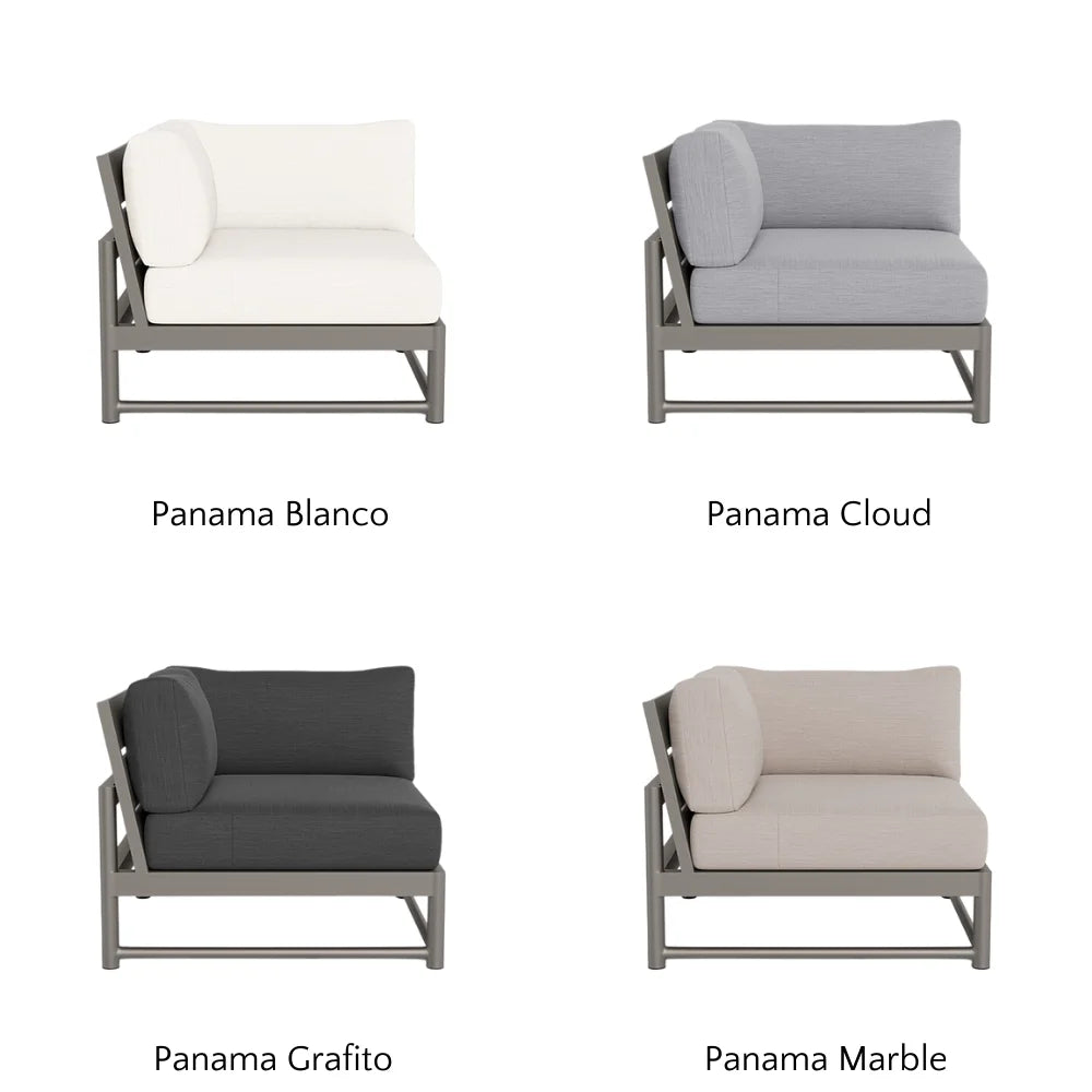 Breeze XL Outdoor Corner Sectional Sofa - Waterproof Patio Furniture Set with Cushions for Backyard, Poolside & Garden Relaxation