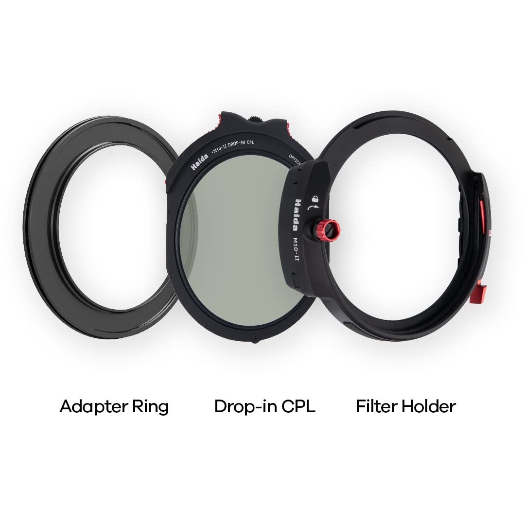 Haida M10-II 100MM Professional Filter Holder Kit with 82mm Adapter Ring - Perfect for Landscape, Portrait & Long Exposure Photography