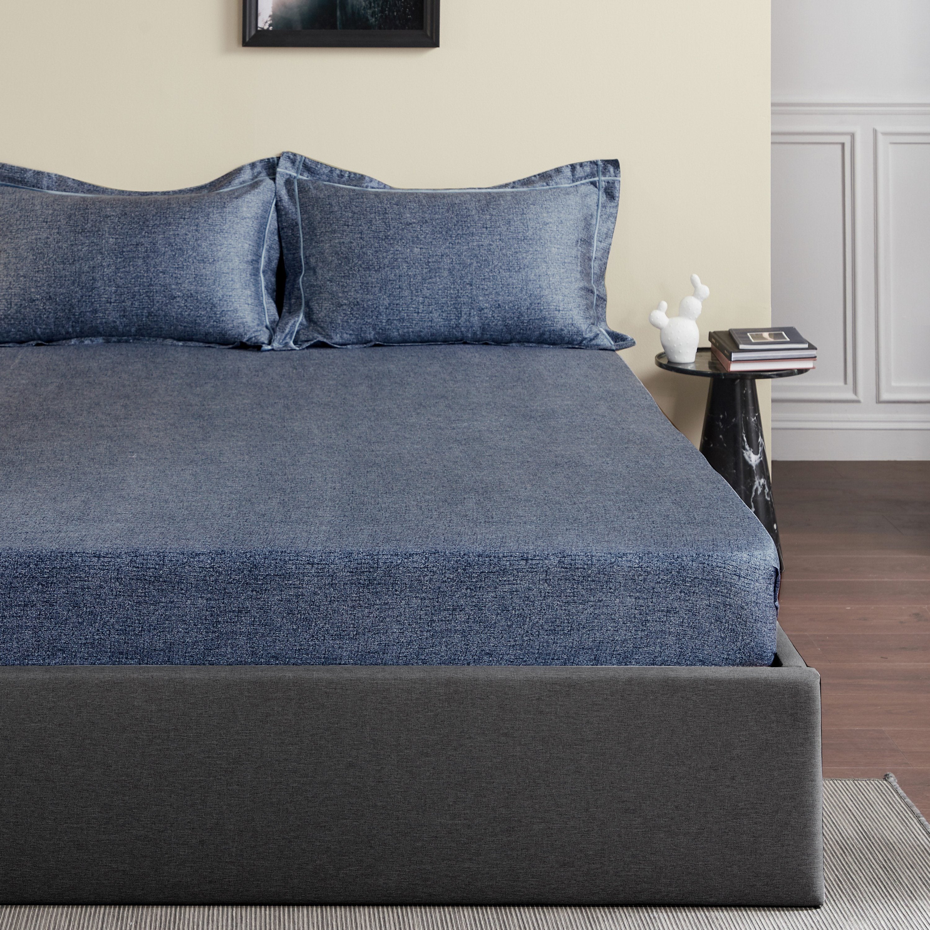 Premium TENCEL™ Ocean Blue Pillowcase Set - Soft & Breathable Bedding for Side Sleepers - Perfect for Master Bedroom, Guest Room & Vacation Homes
