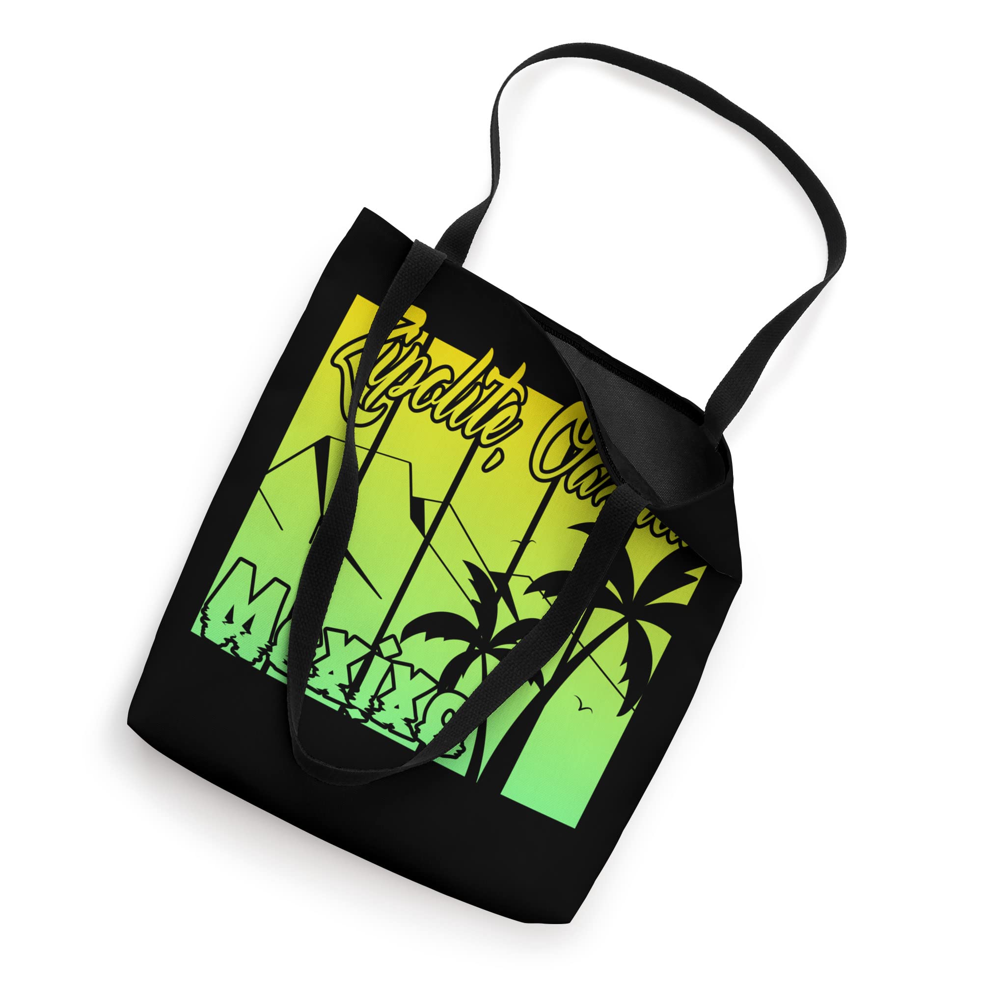 Stylish Zipolite Oaxaca Tote Bag - Eco-Friendly Cotton Beach Bag for Women - Perfect for Travel, Shopping & Beach Day Essentials