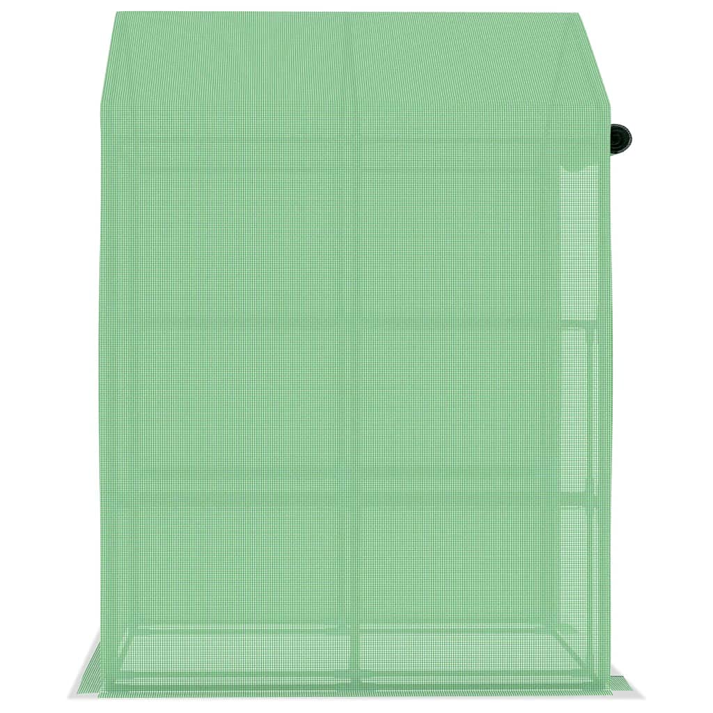 Walk-in Greenhouse for Plants & Vegetables - Indoor/Outdoor Gardening Hot House with Steel Shelves (56.3