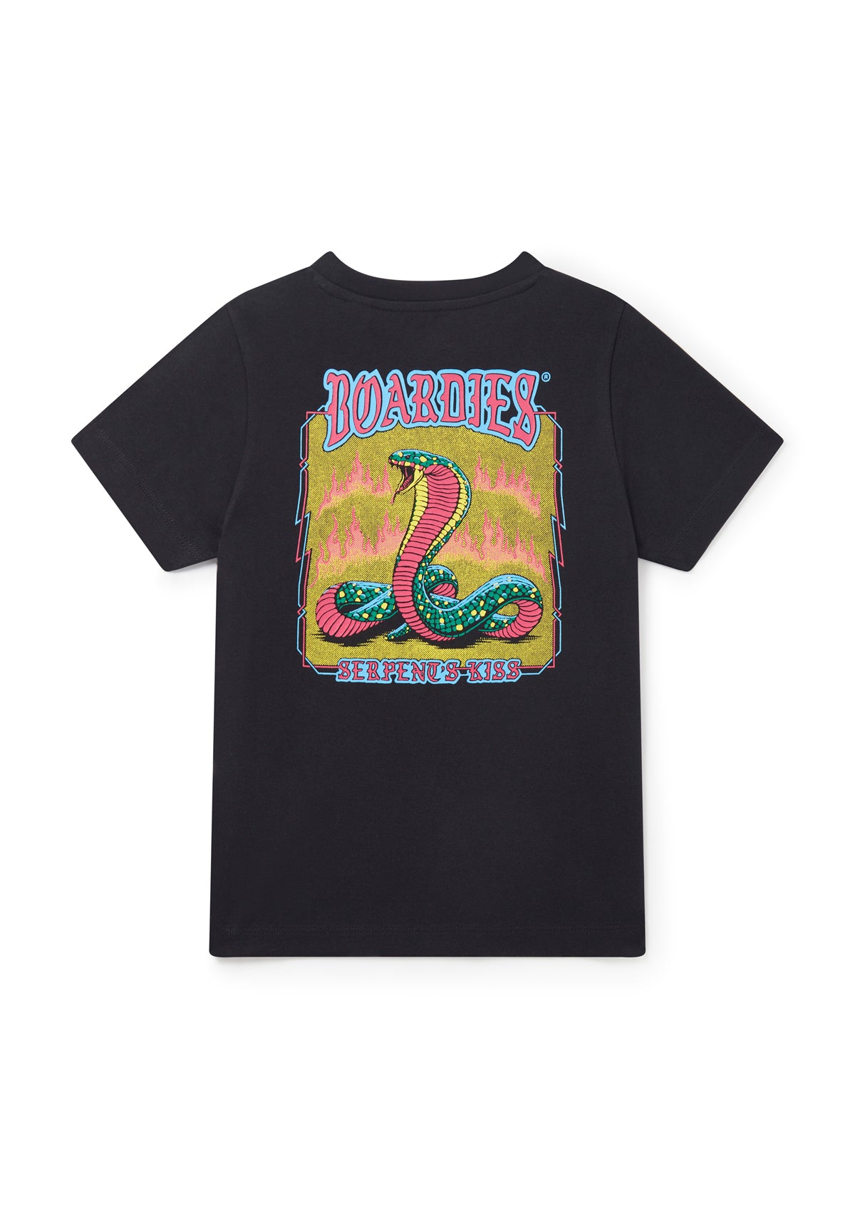 Serpent's Kiss Kids T-Shirt - Cute Snake Graphic Tee for Boys & Girls - Soft Cotton Comfortable Playwear for School, Parties & Outdoor Activities