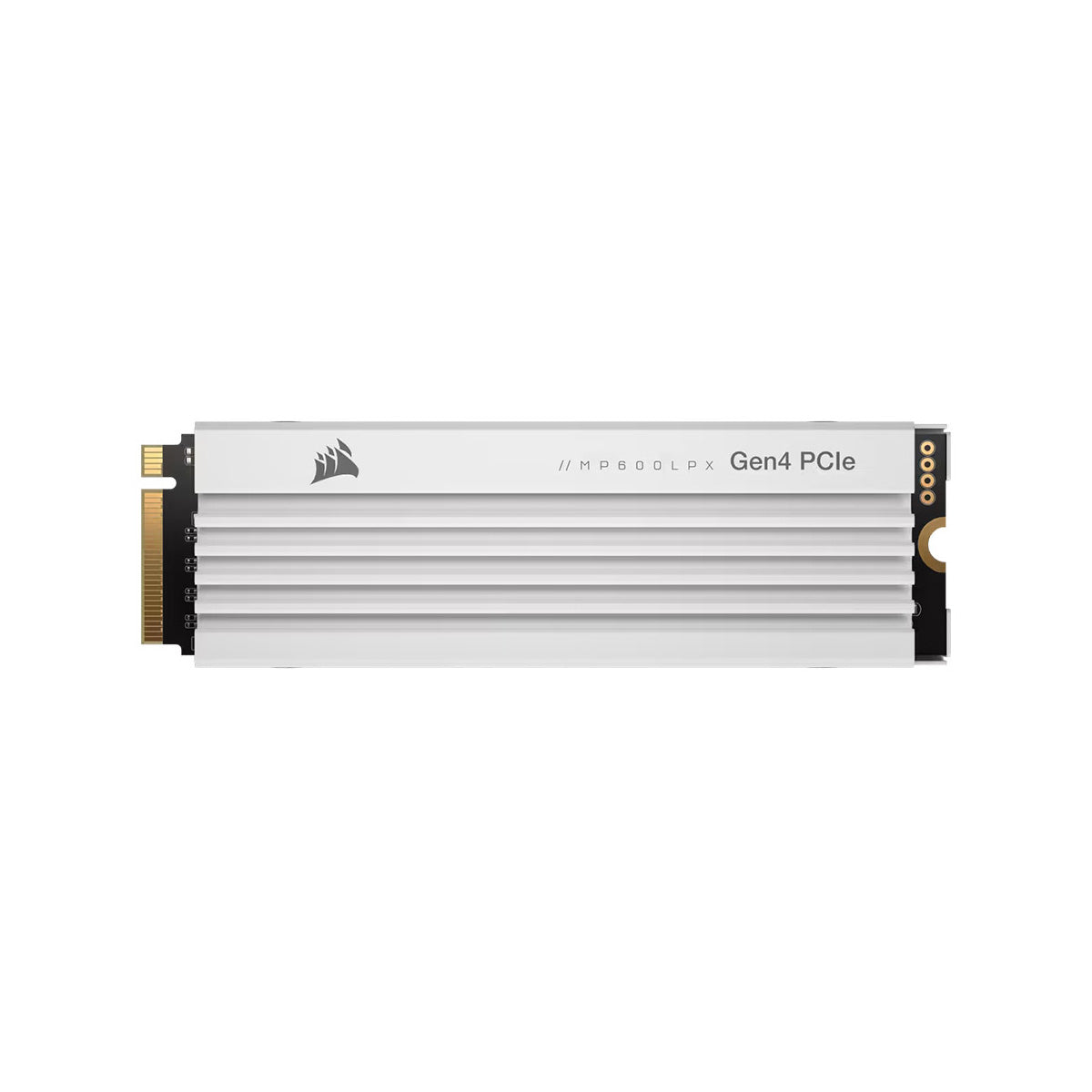 Corsair MP600 Pro LPX 2TB PCIe Gen4 x4 NVMe M.2 SSD - High Speed Gaming SSD for PC, PS5 - White | Ultra-Fast Storage for 4K Video Editing & Content Creation