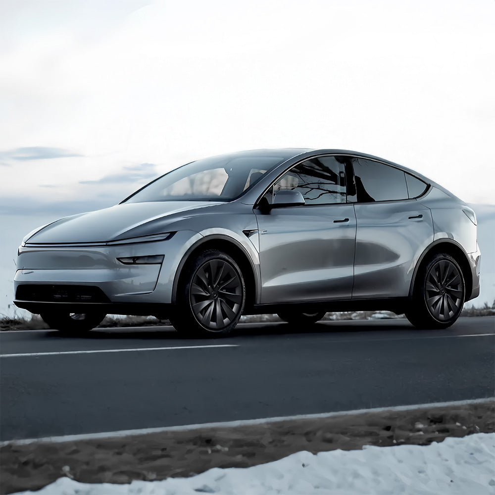 2025+ Tesla Model Y Juniper 20 Inch Helix Wheel Covers - Matte Black OEM Style Hubcaps | Premium Alloy Wheel Protection | Perfect for Road Trips & Daily Commutes