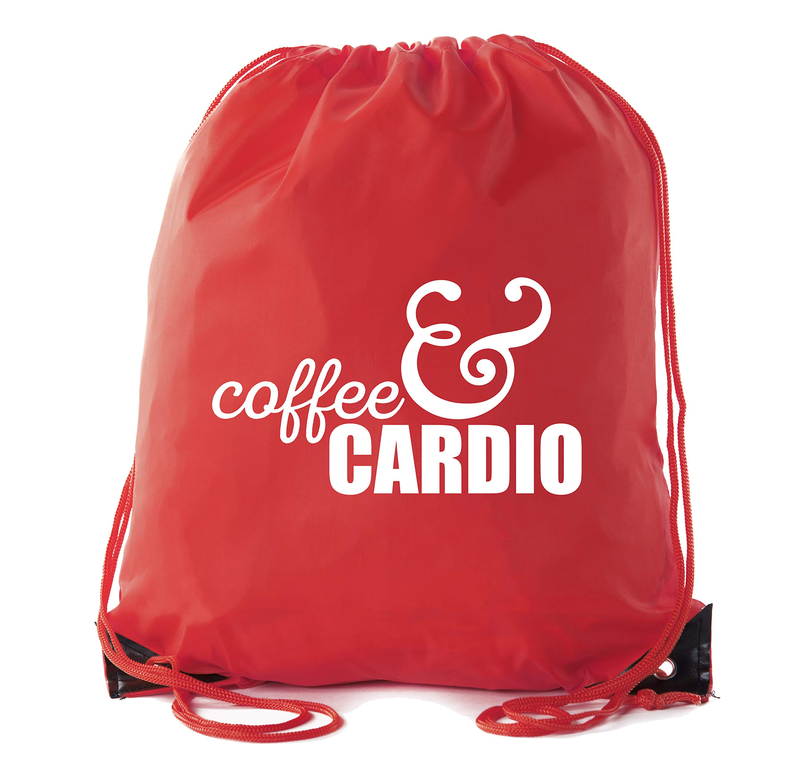Motivational Gym Quote Drawstring Backpacks - Inspirational Fitness Bags for Workouts & Training - Perfect for Gym, Running, Yoga & Sports Enthusiasts