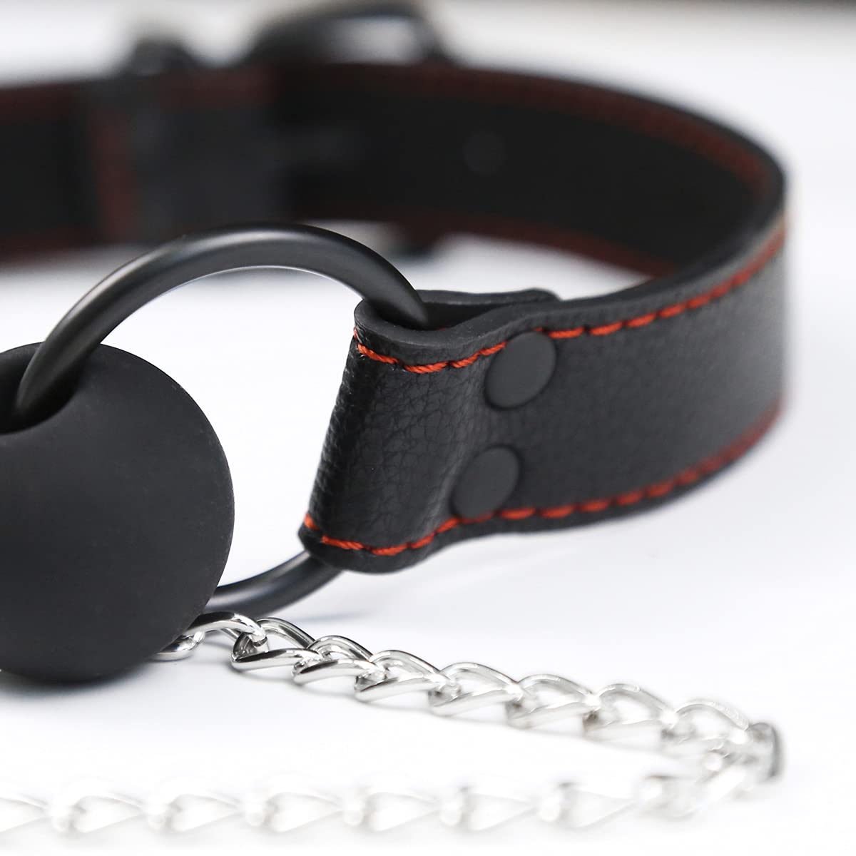 Premium BDSM Gag with Nipple Clamps - Adjustable Silicone Mouth Gag & Nipple Clips Set for Bondage Play - Perfect for Couples, Roleplay, and BDSM Enthusiasts (Black) - Enhance Your Intimate Moments and Spice Up Your Bedroom Experience