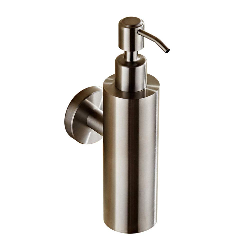 200ml Stainless Steel Wall Mounted Soap Dispenser - Hands-Free Lotion Pump for Bathroom, Kitchen & Sink | Durable, Rustproof & Easy Refill Design | Perfect for Home, Office & Commercial Use