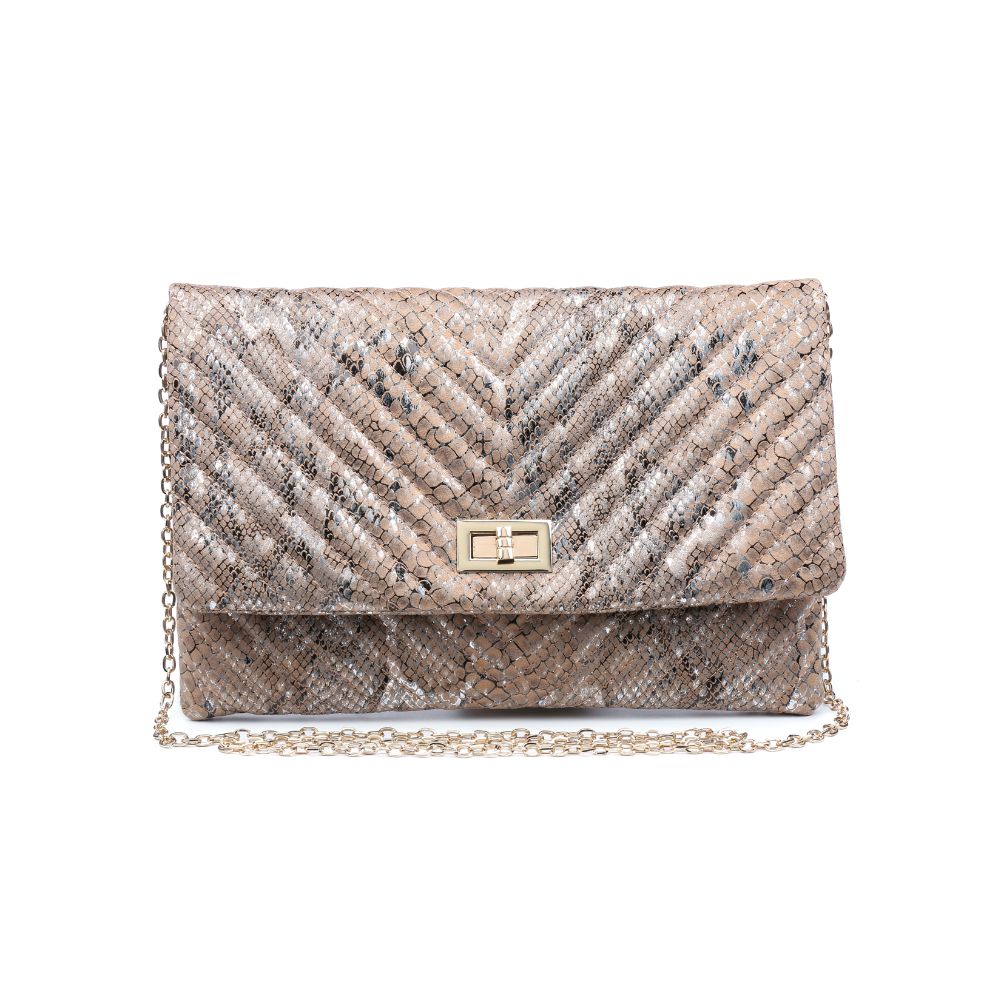 Victoria Snake Print Clutch Purse - Elegant Women's Evening Bag for Parties, Weddings & Special Occasions