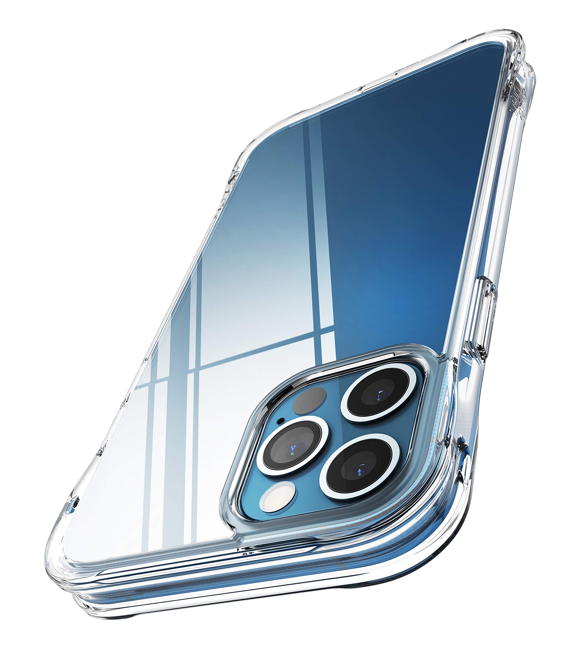 Ringke Fusion Plus Clear Case for iPhone 12 & iPhone 12 Pro - Shockproof Transparent Protective Cover | Perfect for Daily Use, Travel & Outdoor Activities