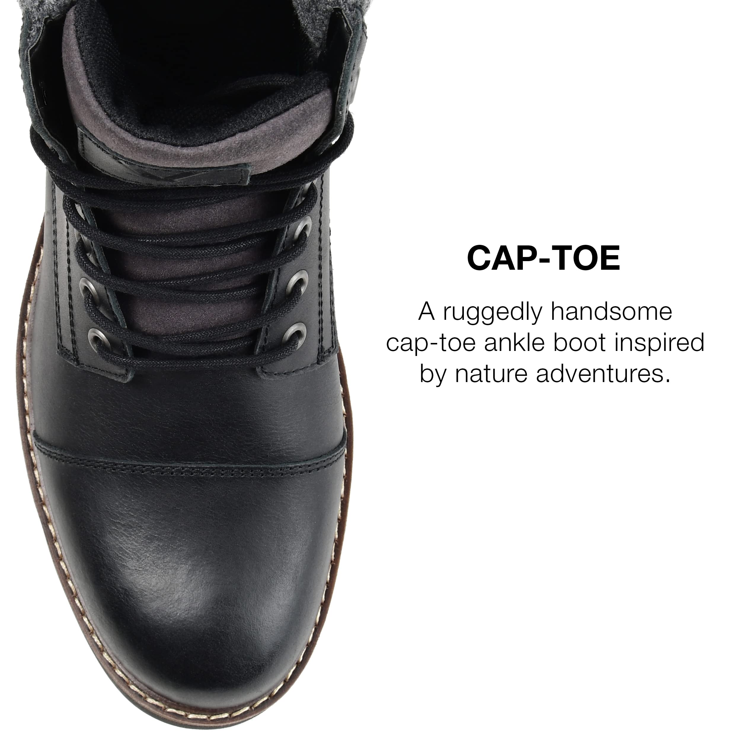 Men's Chukka Boots - Comfortable Leather Ankle Boots for Casual & Dress Wear | Water-Resistant & Slip-Resistant Sole | Perfect for Office, Dating & Outdoor Activities