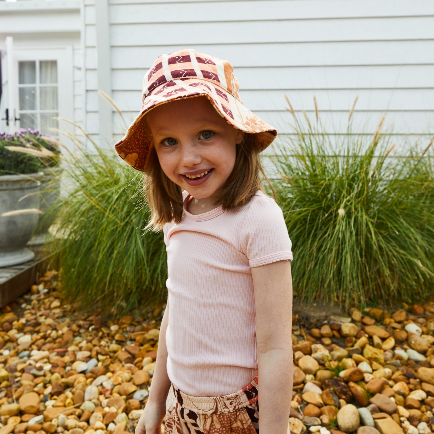 Heena Kids Sun Hat for Boys & Girls - UPF 50+ UV Protection, Adjustable Buckle, Lightweight & Breathable for Outdoor Play, Beach, and Summer Activities