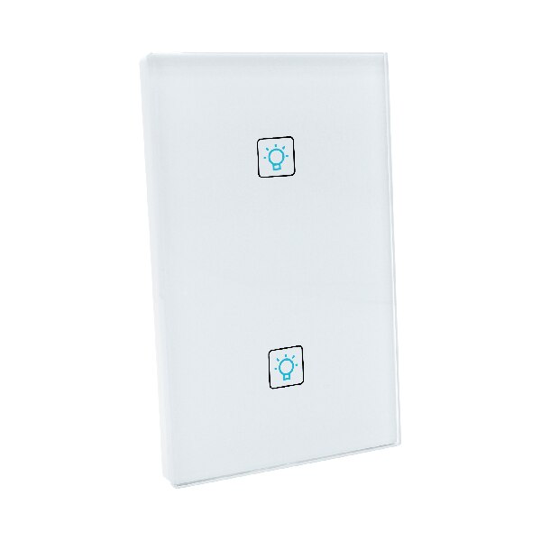 Smart Double Switch for Home - WiFi Light Switch for Smart Home Automation, Voice Control with Alexa & Google Assistant - Perfect for Living Room, Bedroom, and Kitchen Lighting