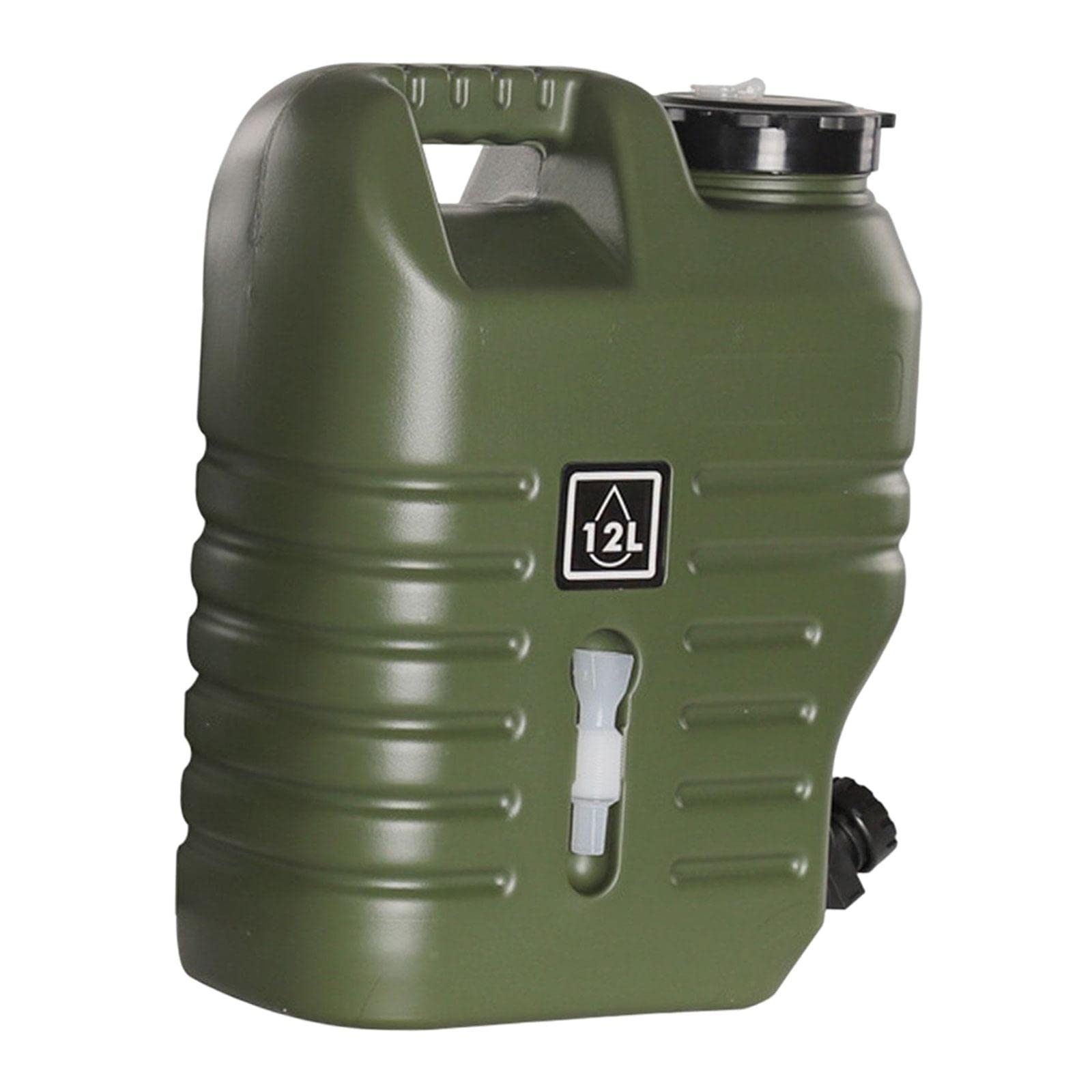 Menolana 5 Gallon Water Container with Spigot - BPA Free HDPE Portable Water Storage Bucket for Camping, Hiking, Emergency Preparedness & Outdoor Adventures - Leakproof Water Carrier for RV, Picnics & Survival Kits