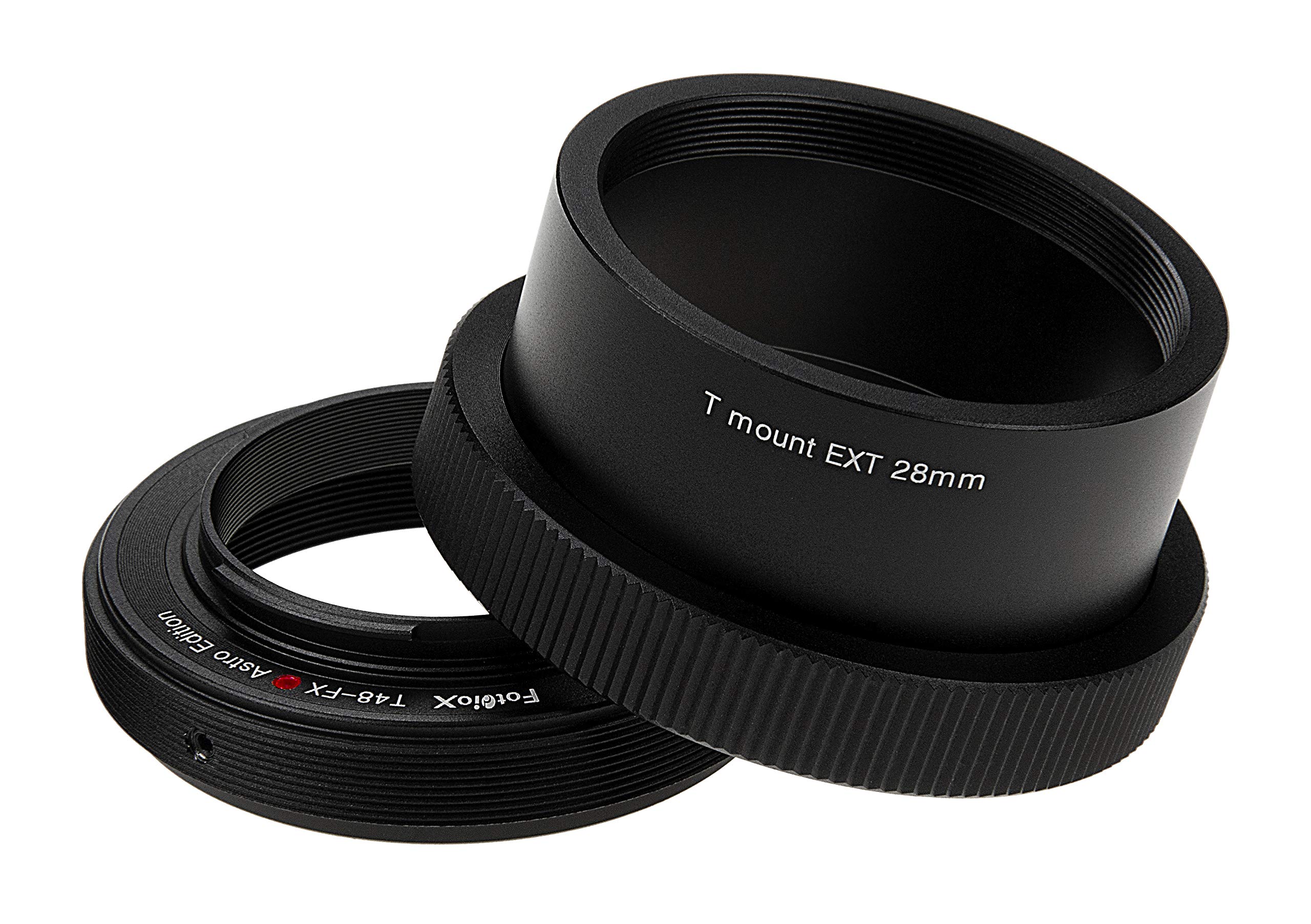 Fotodiox Lens Adapter Astro Edition - 48mm (x0.75) T-Mount to Fuji X-Series Mirrorless Camera Adapter for Wide Field Telescopes | Deep Space Astrophotography | Perfect for Night Sky & Celestial Photography