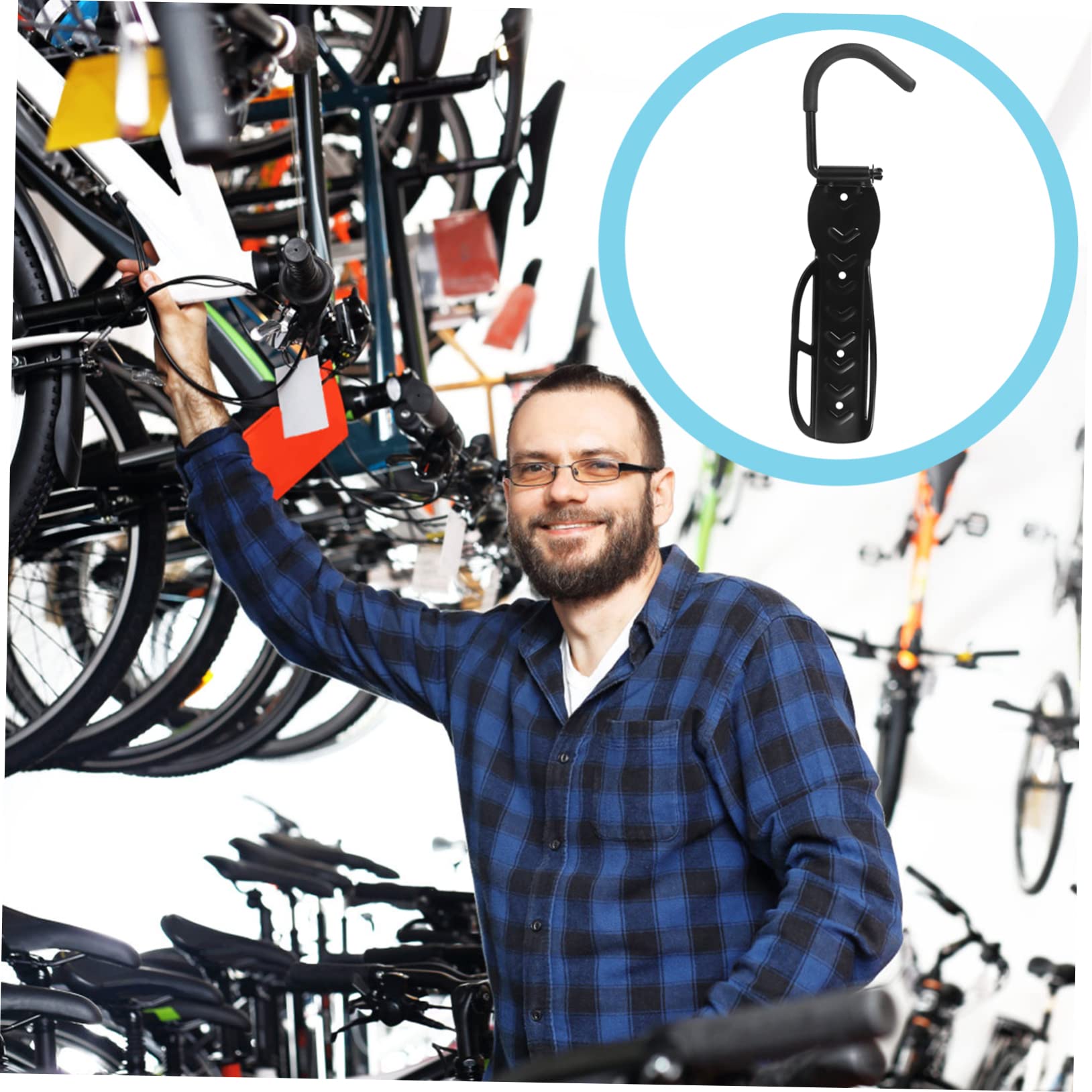 Heavy-Duty Scooter Wall Mount Hook - 50kg Load Capacity, Space-Saving Bike Rack for Easy Wall Installation | Perfect for Garage, Balcony & Indoor Storage of E-Scooters, Bicycles & Sports Equipment