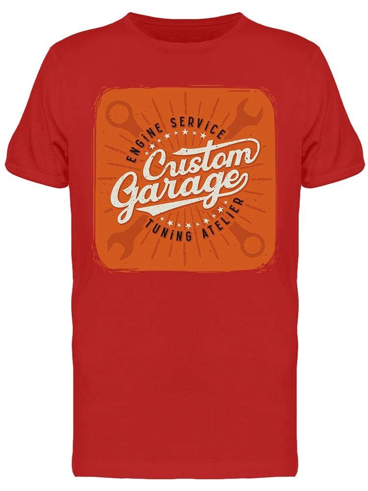Custom Garage Tee Men's Graphic T-Shirt - Vintage Style Cotton Shirt for Car Enthusiasts - Perfect for Casual Wear, Car Shows & DIY Projects