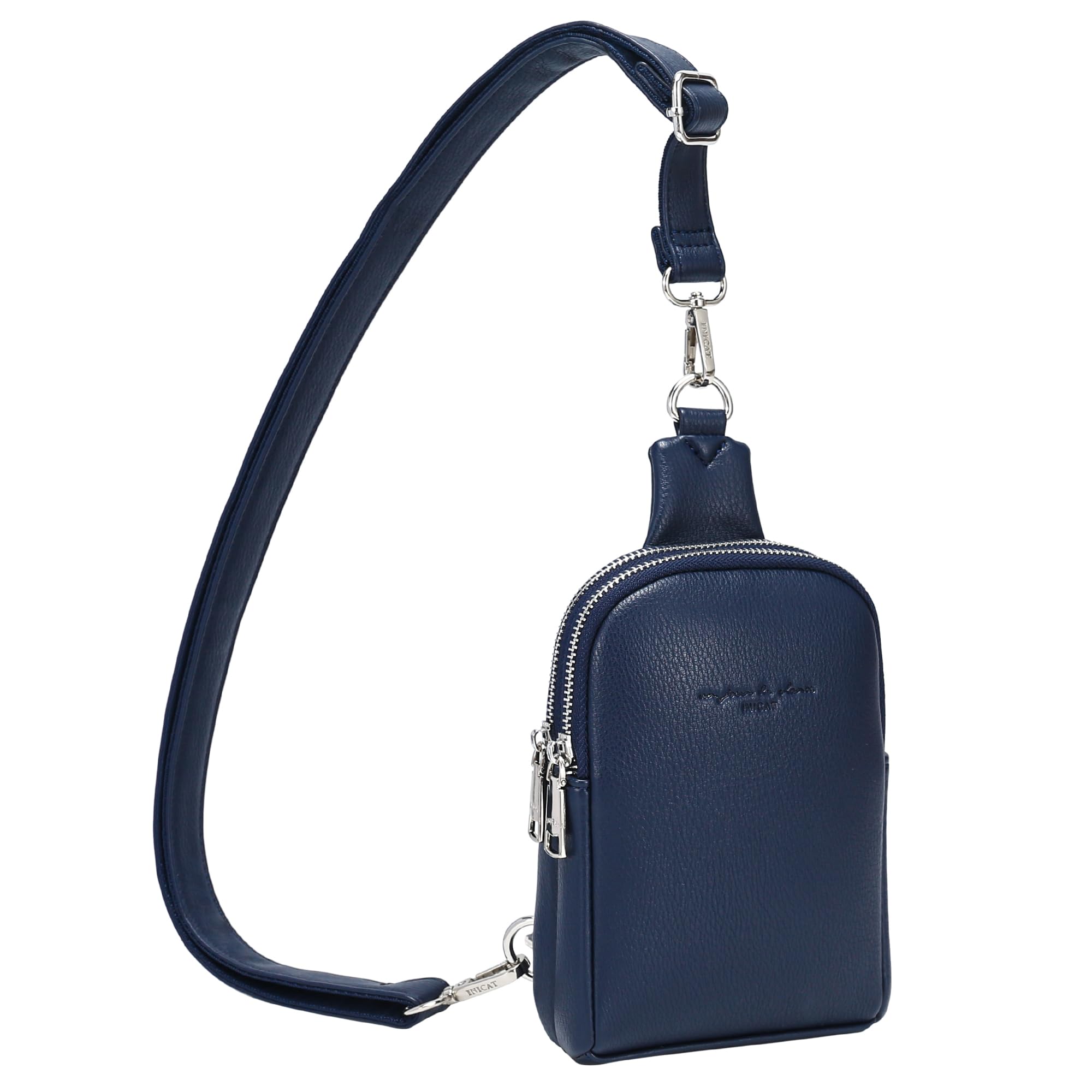 INICAT Genuine Leather Crossbody Bag for Women - Stylish Small Sling Bag & Fanny Pack - Perfect for Travel, Shopping & Everyday Use