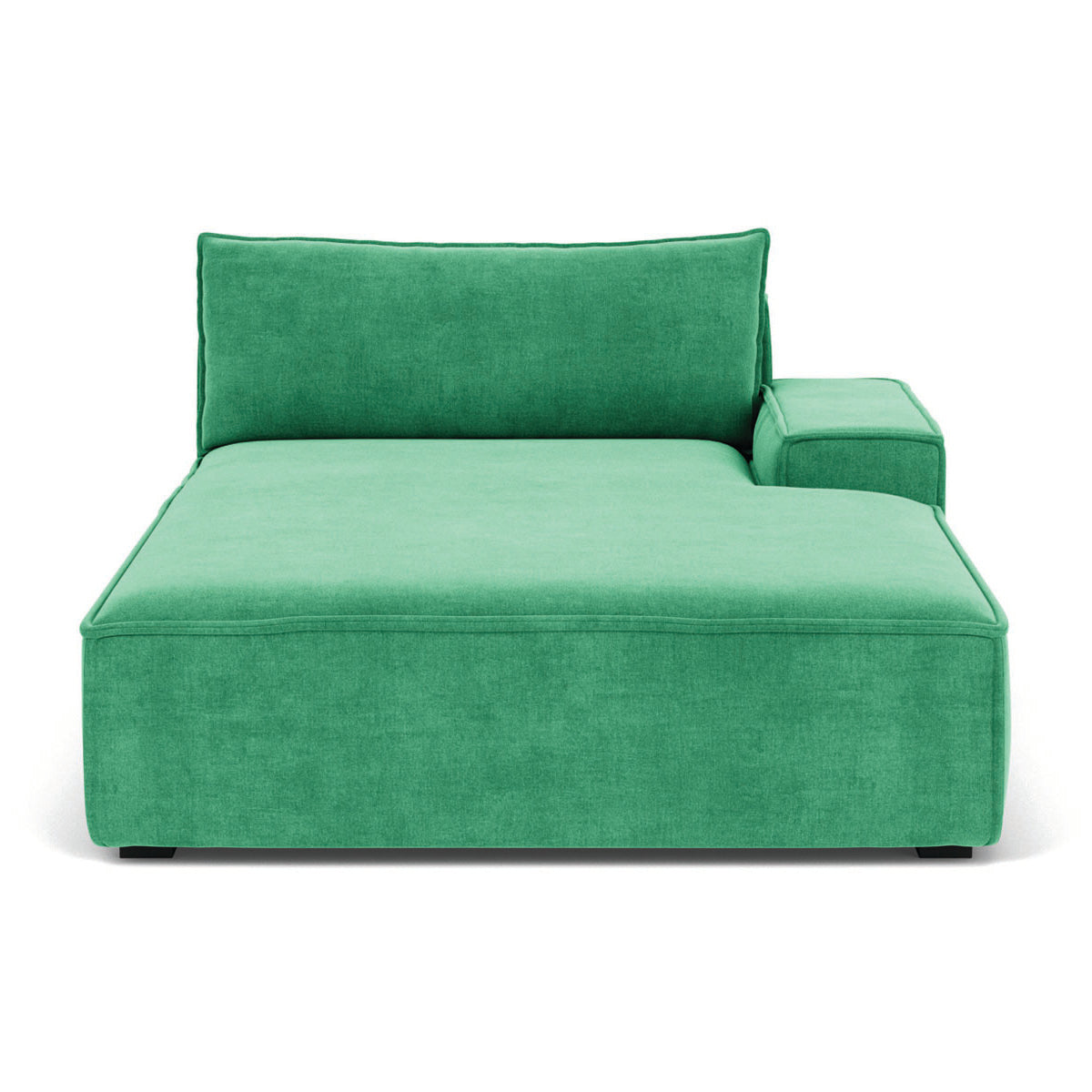 Stylish Daphne Fabric 1-Seater Right Chaise Modular Sofa - Perfect for Small Living Rooms, Apartments & Cozy Spaces