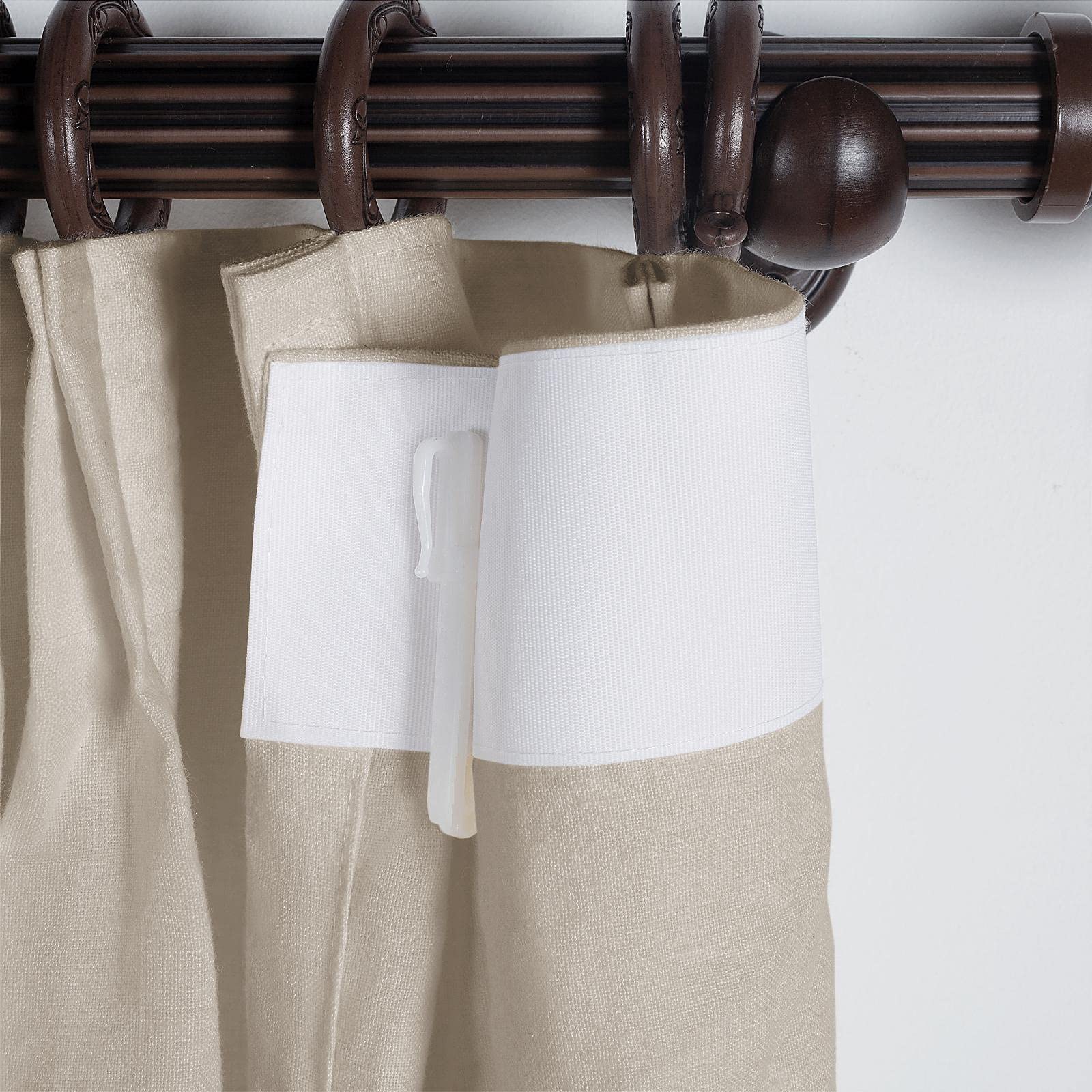 TWOPAGES Natural Linen Pinch Pleated Curtains for Living Room - Light Filtering & Room Darkening Window Drapes (Set of 2 Panels, 26x96 Inches, Safari Beige) - Perfect for Bedroom, Home Theater & Privacy Protection