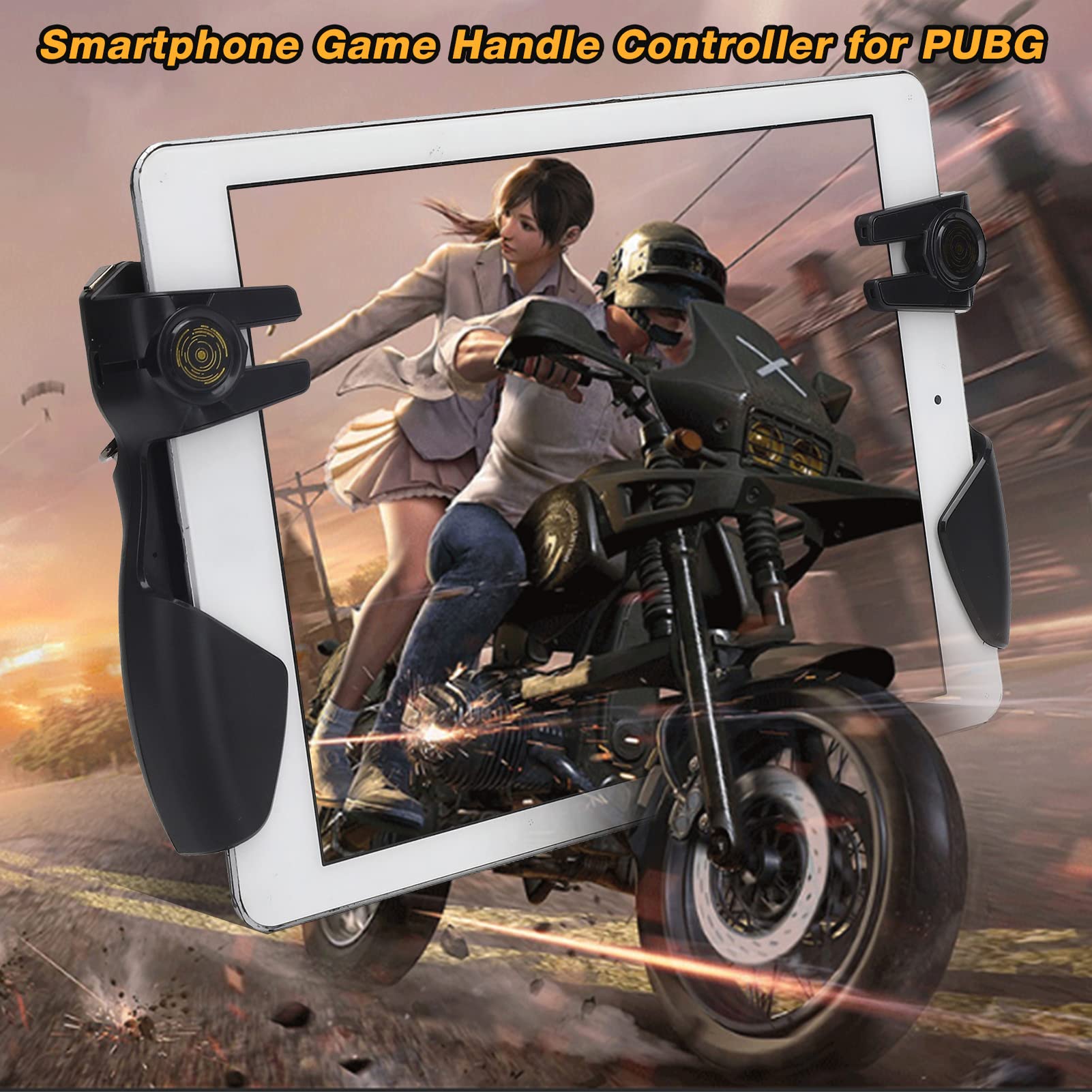Kafuty-1 Six Finger Trigger Gaming Controller Joystick - Ergonomic Mobile Game Handle for PUBG, Fortnite & Call of Duty | Perfect for Competitive FPS Gaming on Smartphones