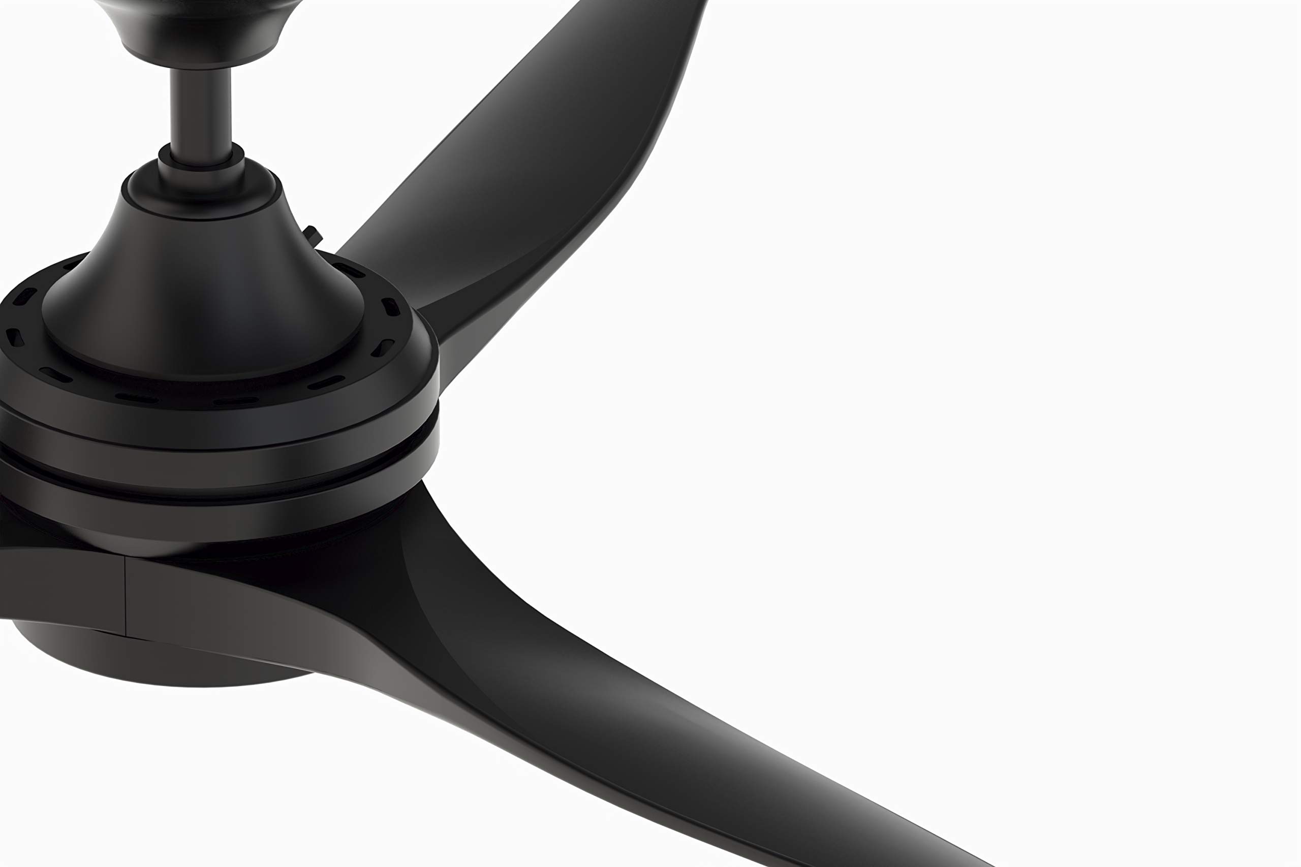 Fanimation MA6721BBL Black Indoor Outdoor Ceiling Fan with Reversible Motor - Perfect for Bedroom, Living Room, Patio & Covered Porch