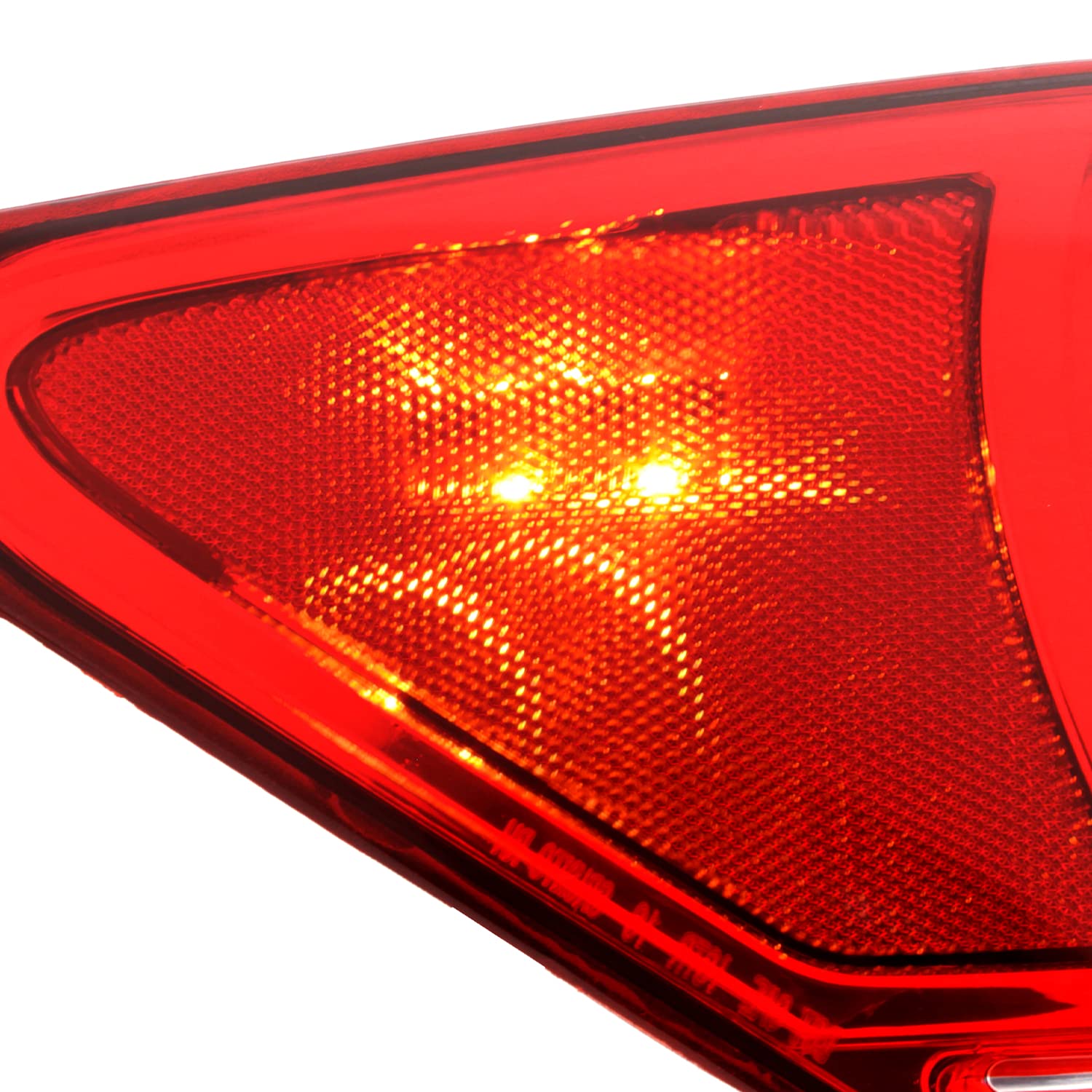 AKKON Chrome Red Outer Tail Lights Brake Lamps Pair for 2011-2016 Chevy Cruze & Cruze Limited - Left + Right Replacement - Enhances Night Visibility & Style