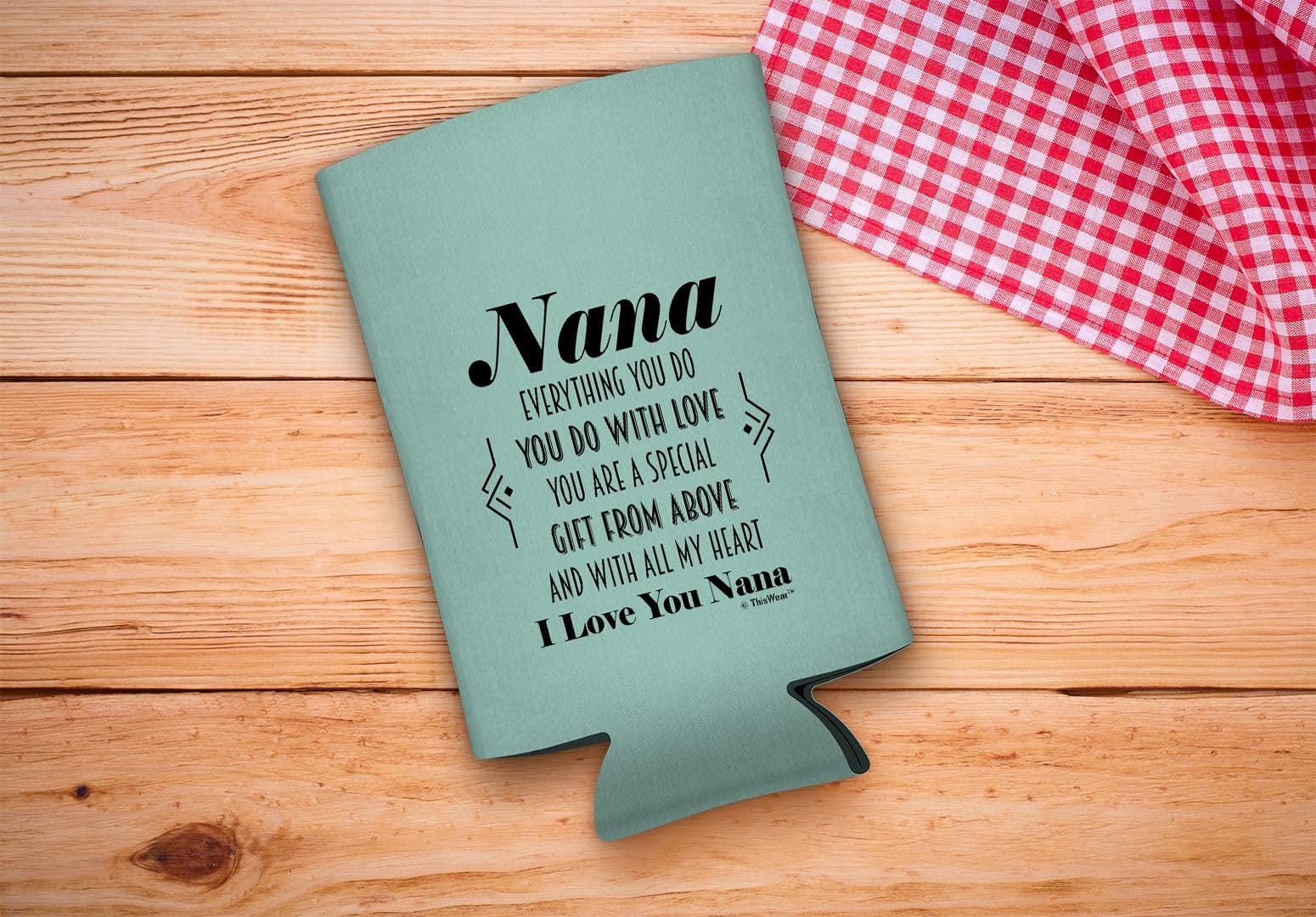 Inspirational Gift for Grandma - 'You Are a Gift From Above' Poem 48-Pack Ultra Slim Can Coolers | Perfect for Mother's Day, Birthday & Holiday Gifts