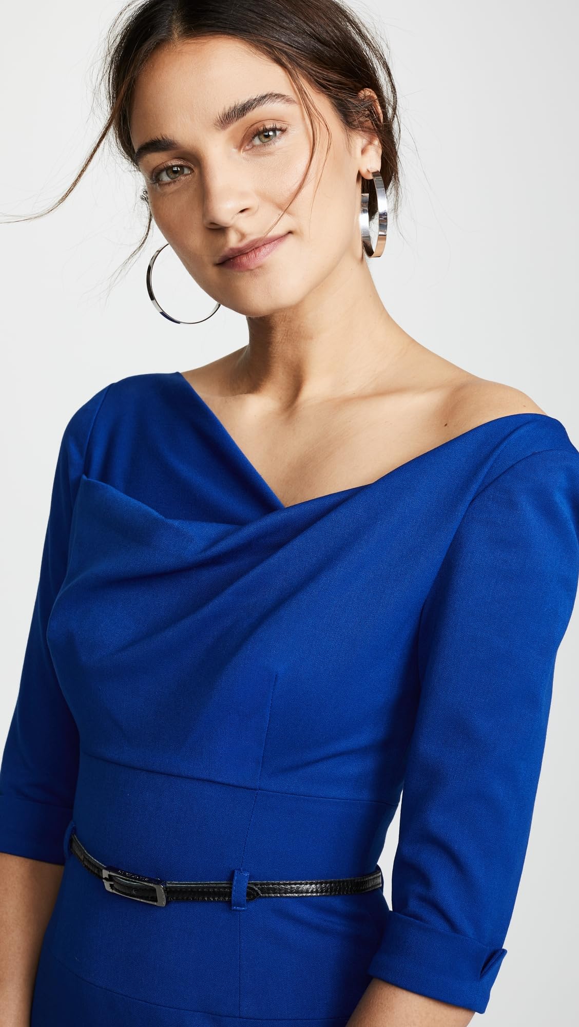 Black Halo Women's 3/4 Sleeve Jackie O Dress - Elegant Cocktail & Evening Party Wear for Women | Formal Office & Wedding Guest Outfit