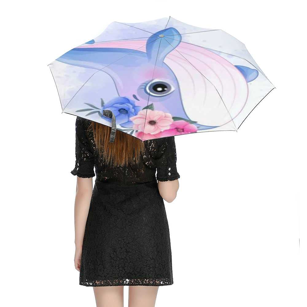 Windproof Travel Umbrella - Compact Folding Rain Umbrella with Automatic Open/Close for Men & Women - Perfect for Golf, Commuting & Outdoor Activities