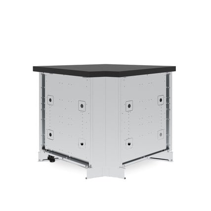 Broil King 803900 Premium Stainless Steel 90-Degree Corner Cabinet - Perfect for Outdoor Kitchen Organization & Storage
