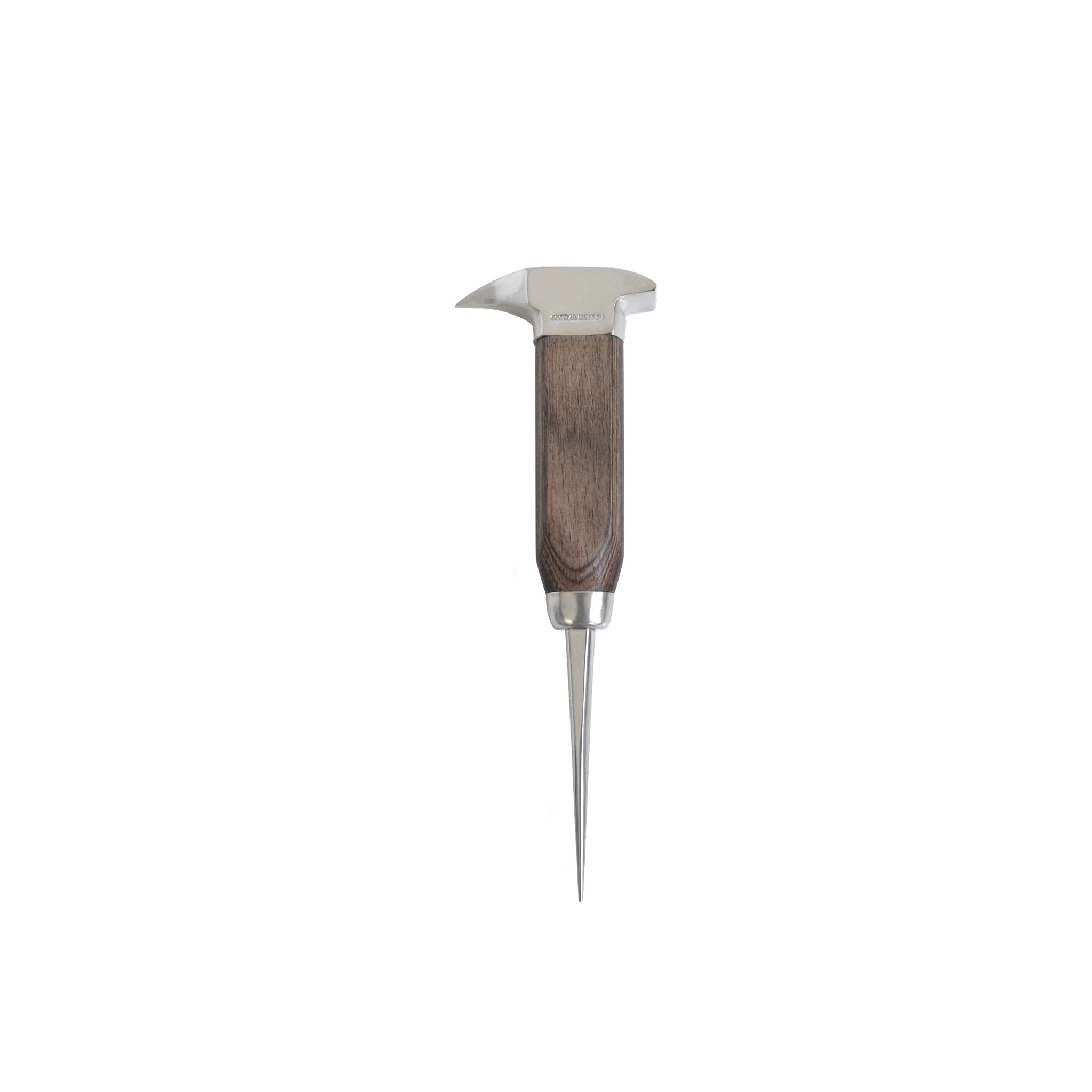ANVIL™ Stainless Steel Ice Pick with Wood Handle - Durable Ice Breaker Tool for Bartending, Kitchen & Outdoor Camping Use