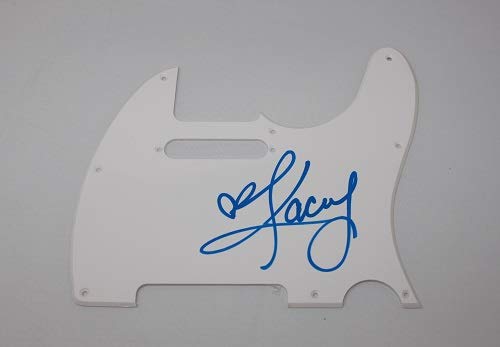 Kacey Musgraves Hand Signed Autographed White Fender Telecaster Electric Guitar Pickguard - Authentic Collectible for Music Fans & Guitar Enthusiasts - Perfect for Display, Memorabilia Collection, or Unique Gift