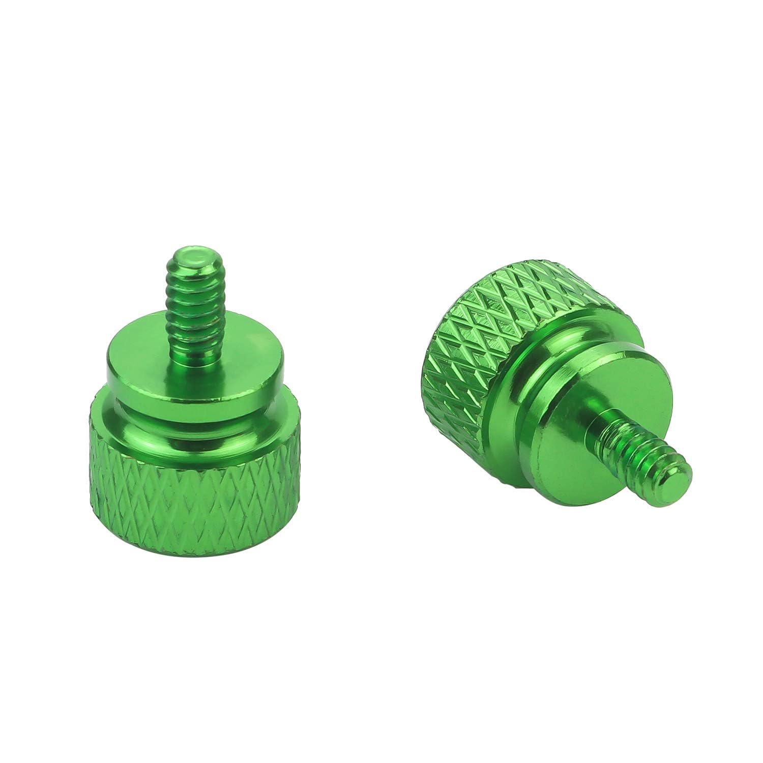 10Pcs 6-32 Thread Green Thumb Screws for PC Computer Case & Power Supply - Perfect for DIY PC Builds and Hardware Upgrades