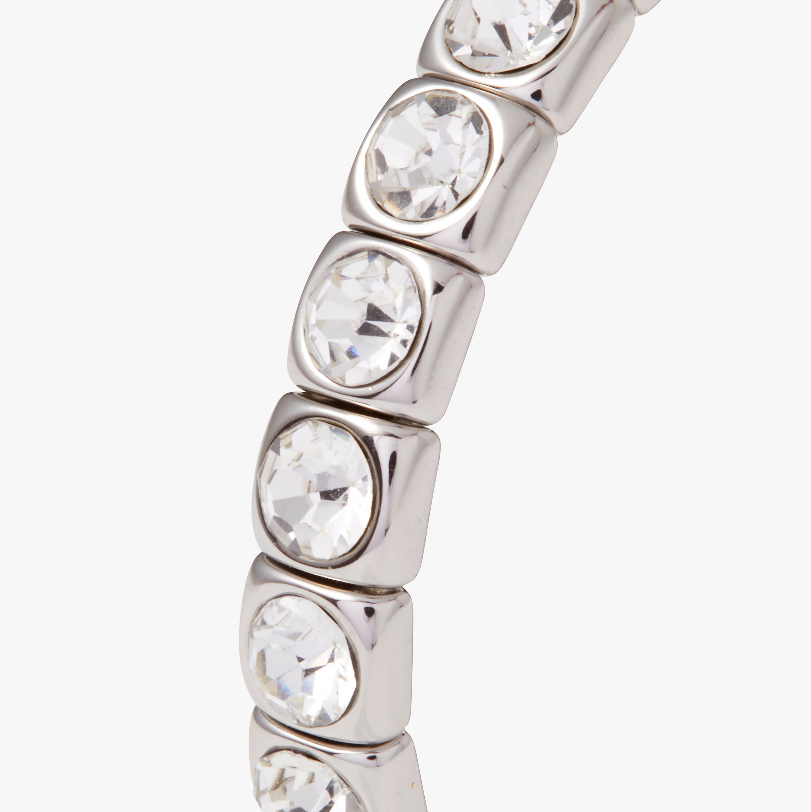 Elegant Clear Crystal Stretch Bracelet for Women - Adjustable Beaded Wristband for Daily Wear, Yoga, Meditation & Special Occasions