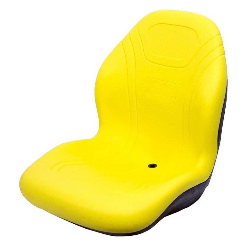 AM107802 Yellow High Back Seat Replacement for John Deere F910 F911 F925 F930 Tractors - Durable Aftermarket Tractor Seat for Comfortable Mowing & Landscaping