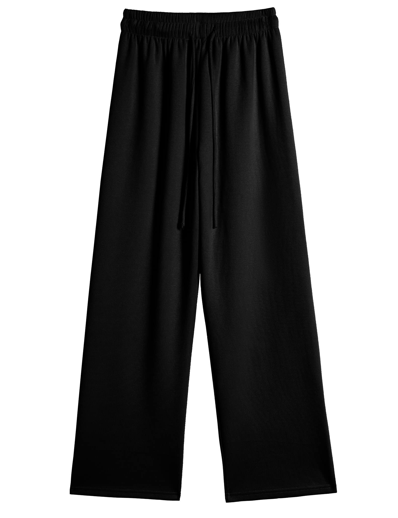Kiench High Waisted Baggy Joggers for Teen Girls - Straight Leg Sweatpants with Drawstring | Casual Lounge, School, Gym & Streetwear Outfits