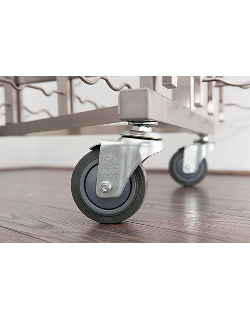 Island Display Extension Caster Package - Heavy Duty Wheels for Retail Store Displays, Trade Show Booths & Exhibition Stands - Easy Mobility Solution for Commercial Use