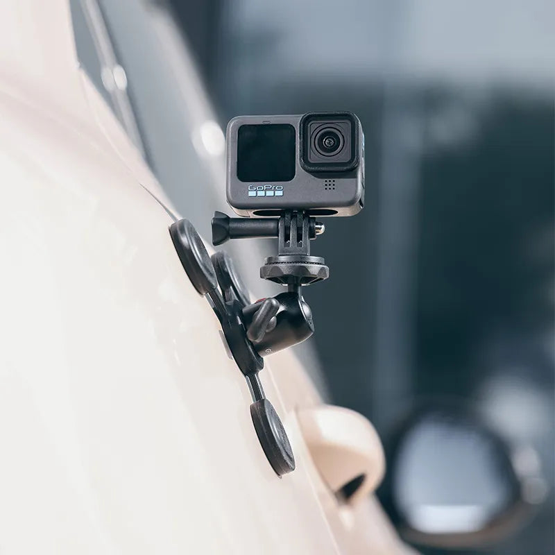 Ulanzi GO 001 Magnetic Mount for GoPro, DJI, Insta360 Action Cameras - Secure & Adjustable C016GBB1 - Perfect for Vlogging, Sports & Outdoor Adventures